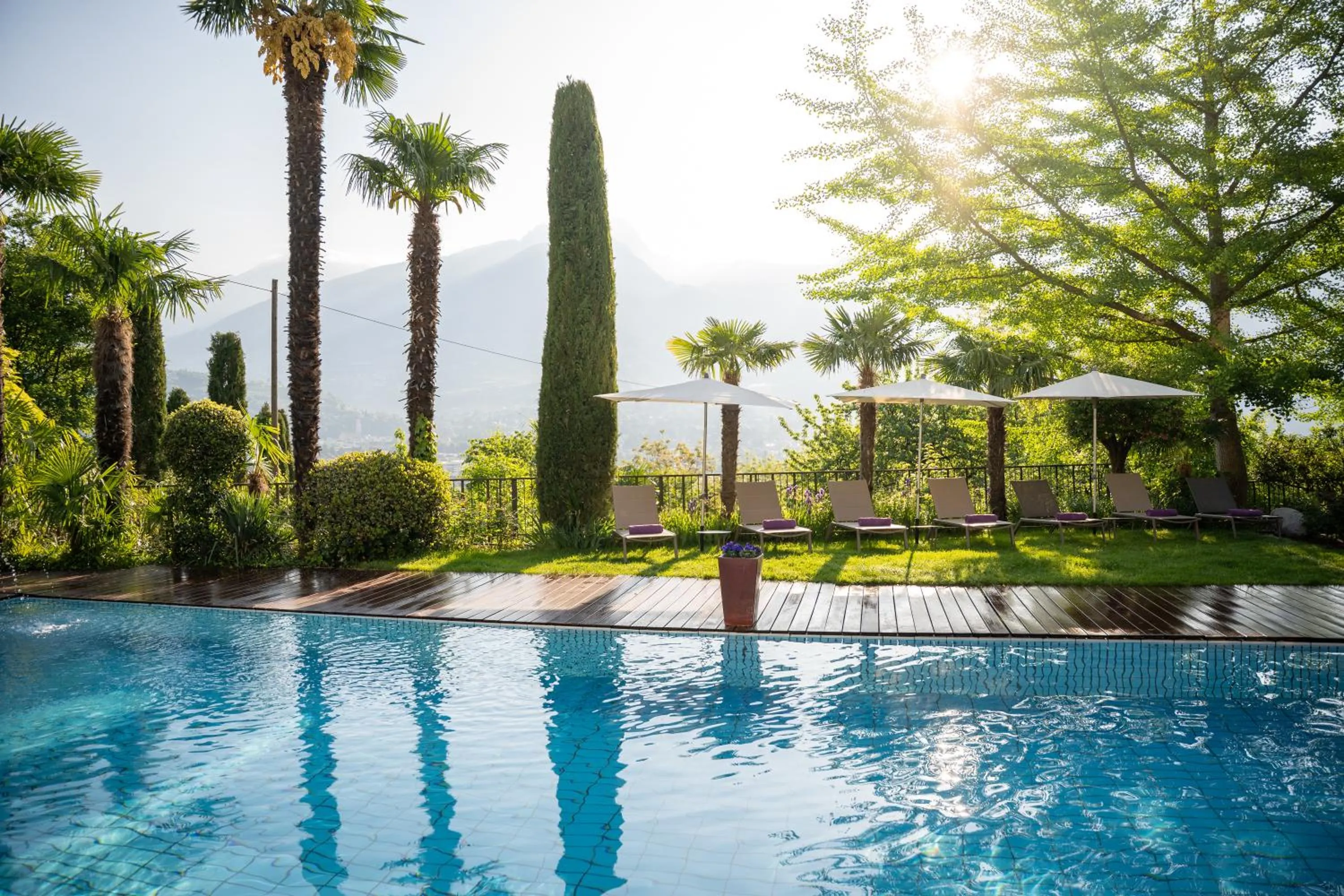 Swimming pool in Parkhotel Marlena - Adults Only