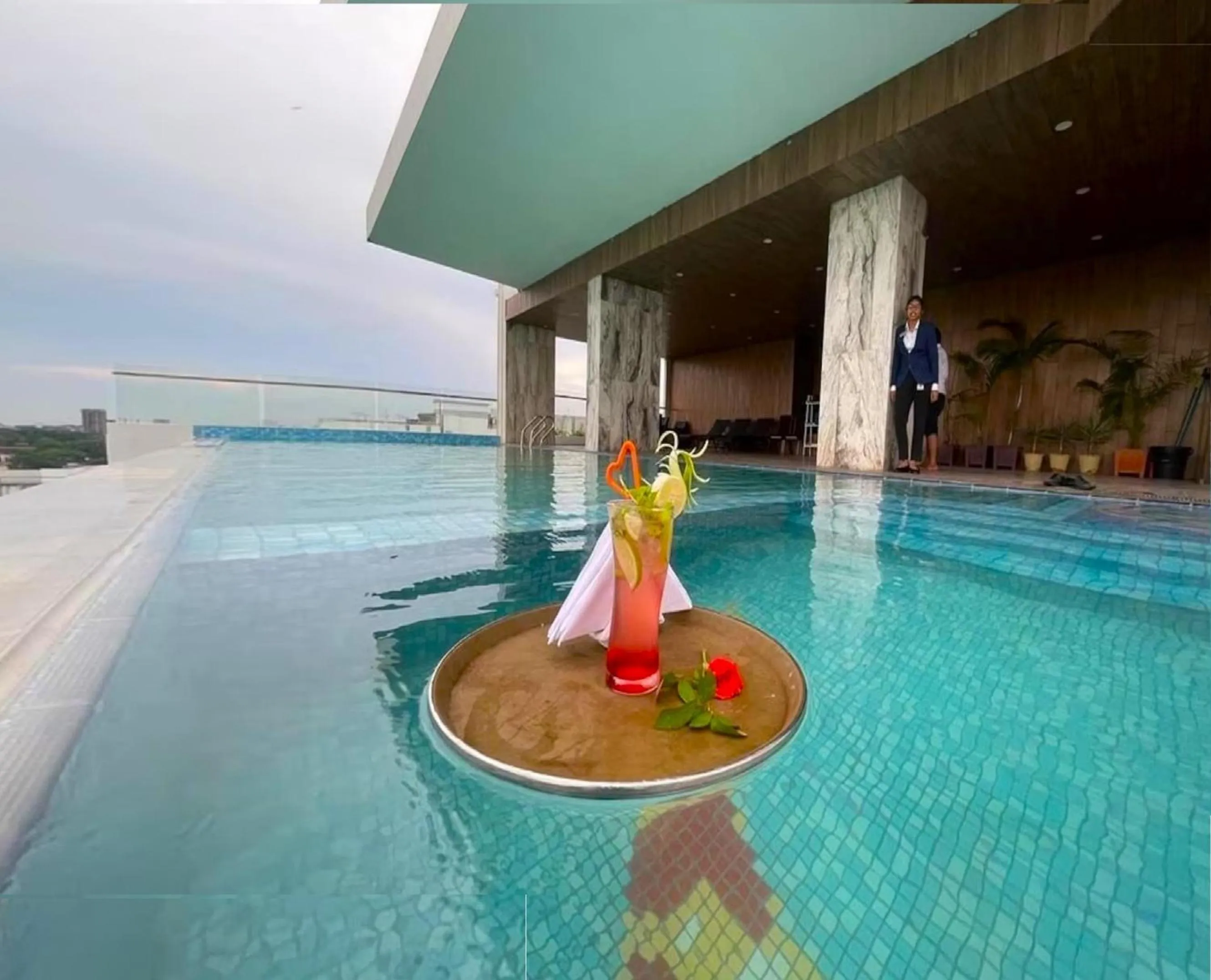 Swimming pool in Grand River View Hotel - Rajshahi