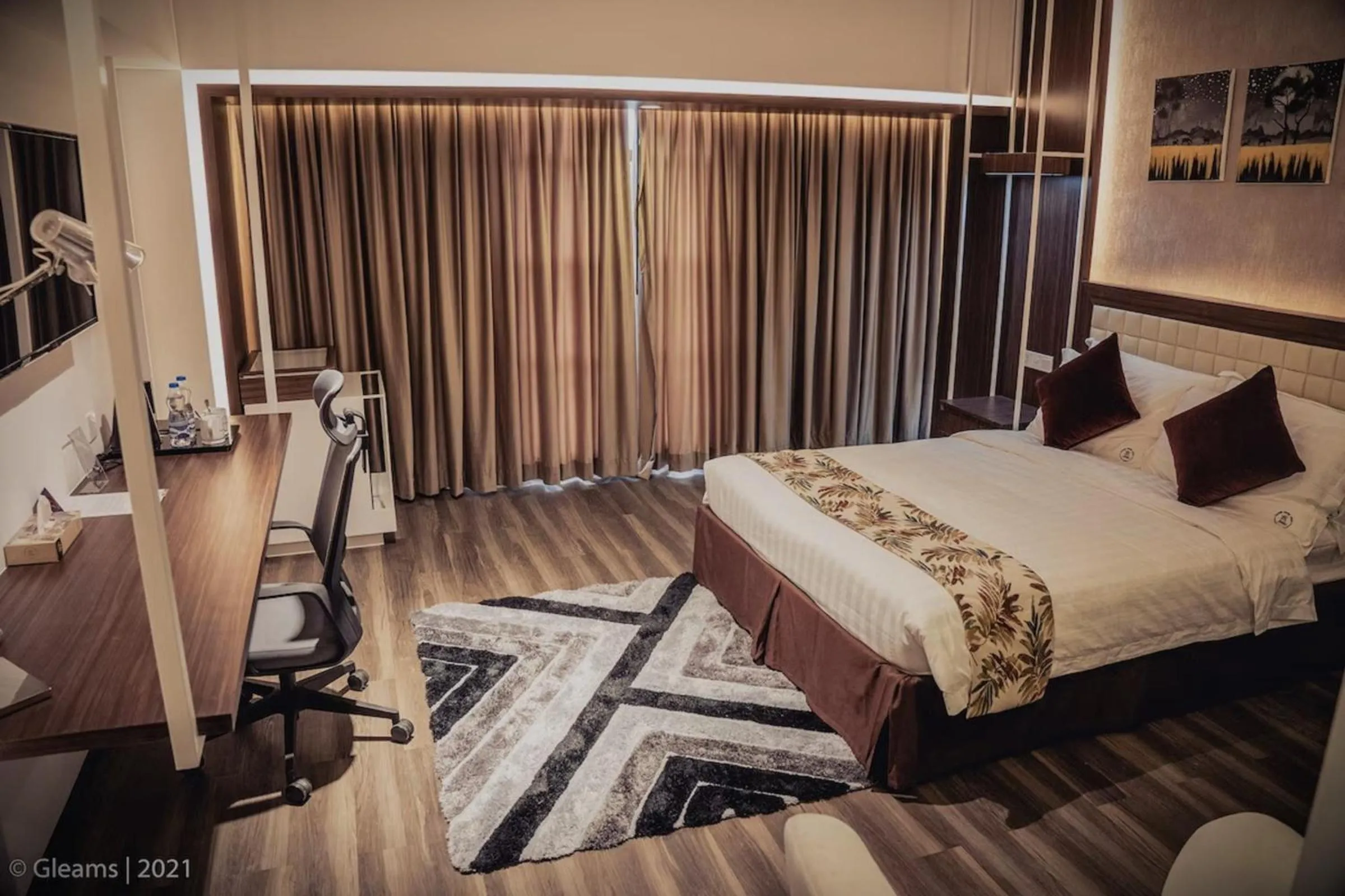 Bed in Grand River View Hotel - Rajshahi