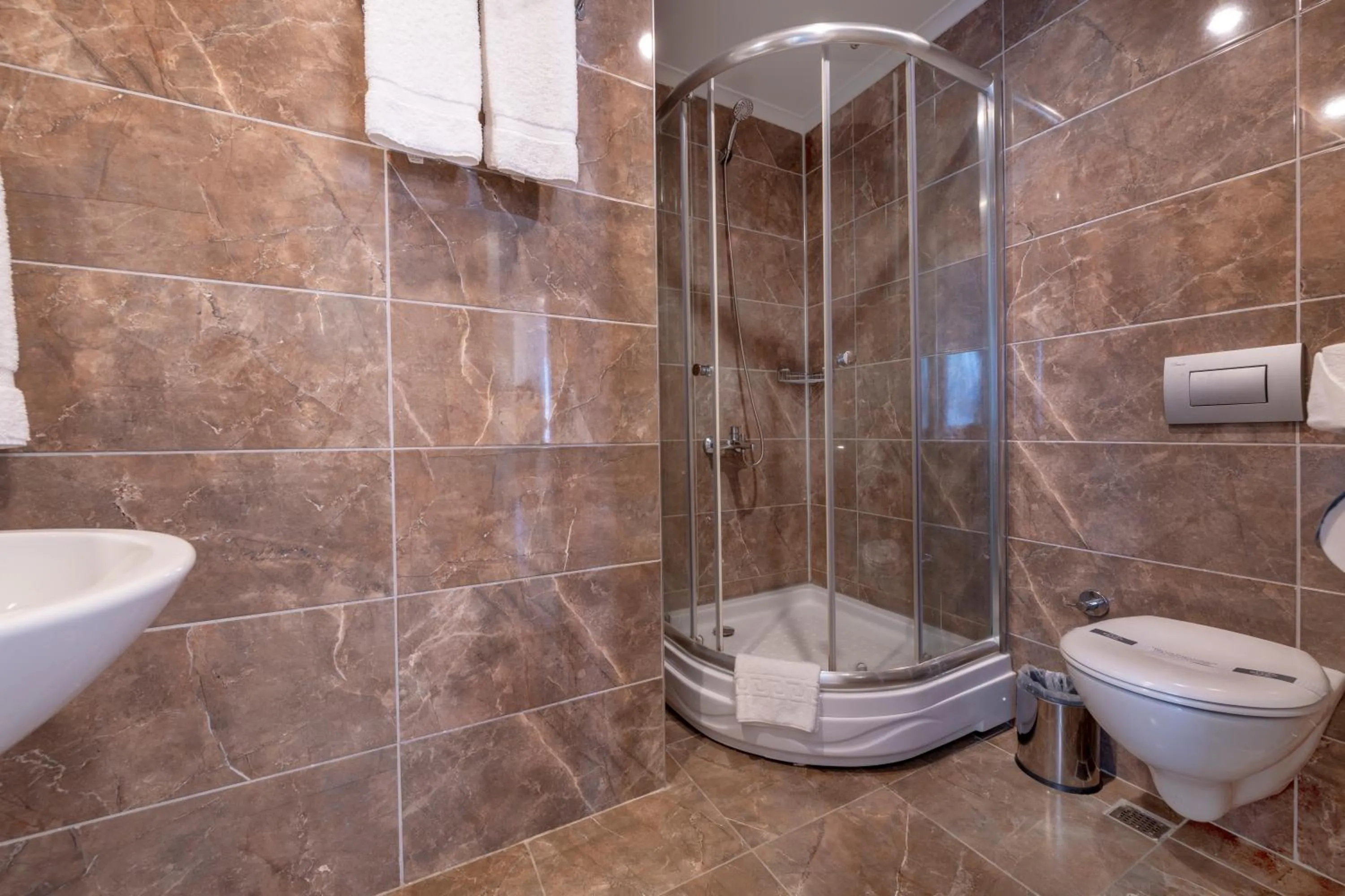 Shower in A Hotel Side