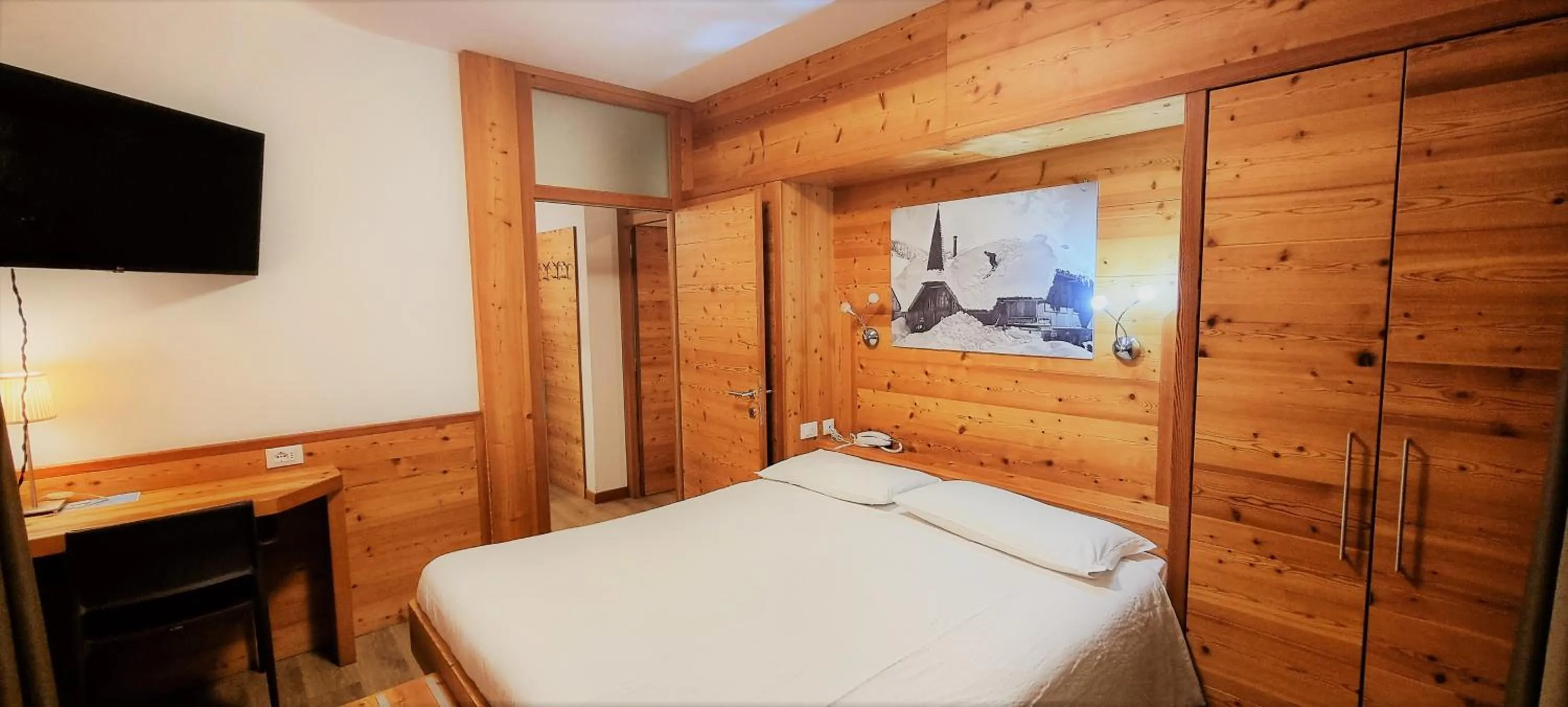 Bedroom, Bed in Hotel Garni Arnica ***S