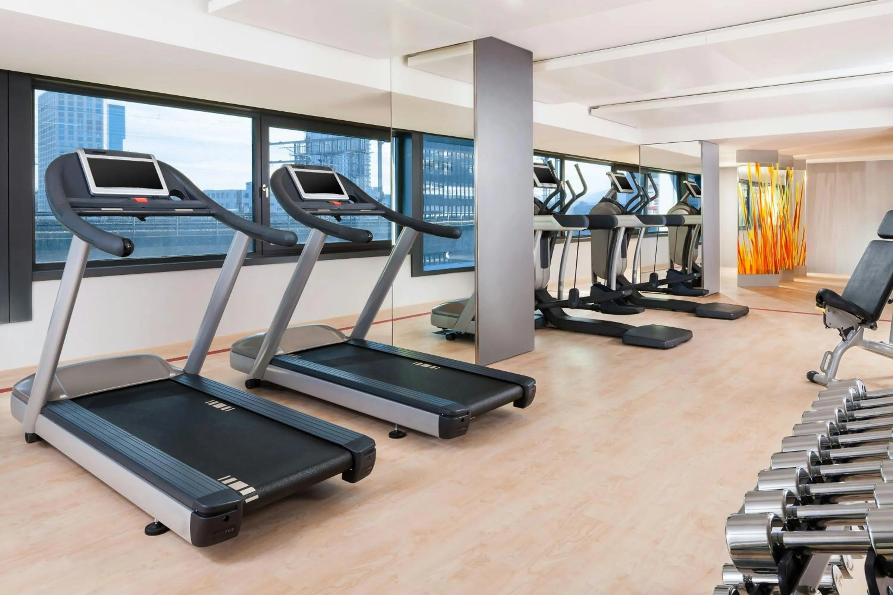 Fitness centre/facilities in Sheraton Zürich Hotel