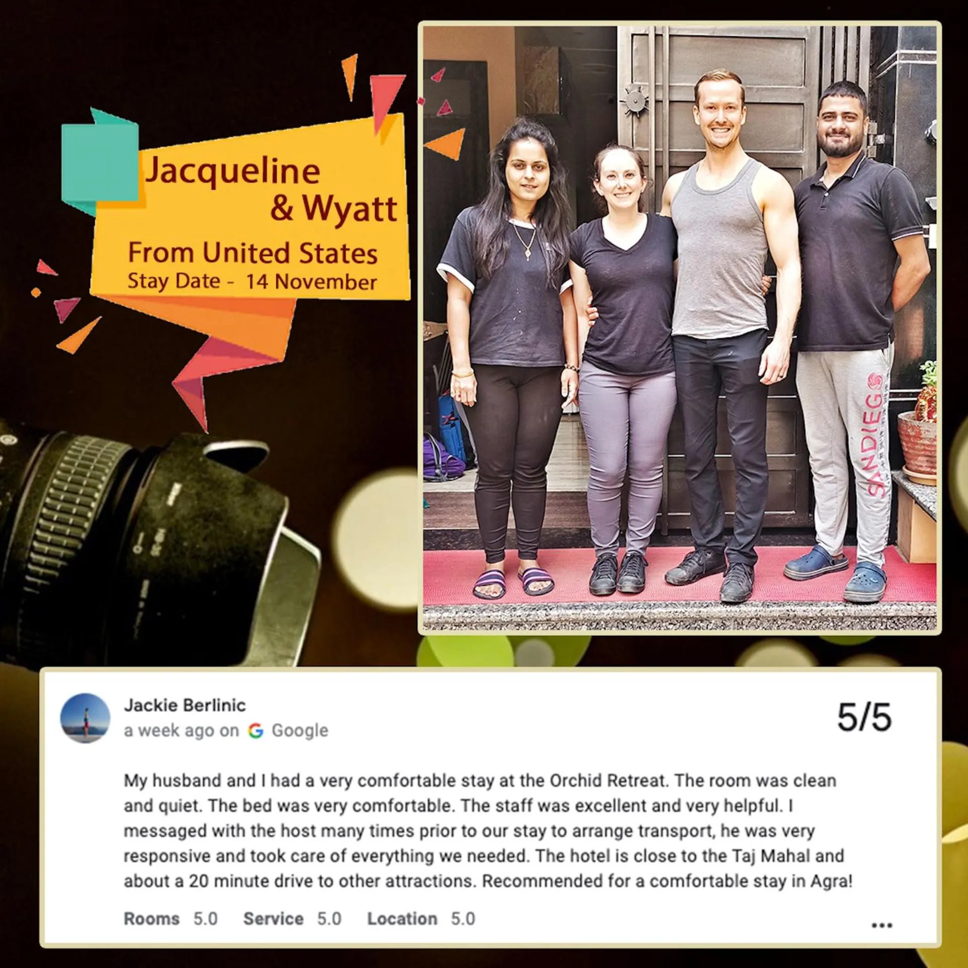 Guests in The Orchid Retreat