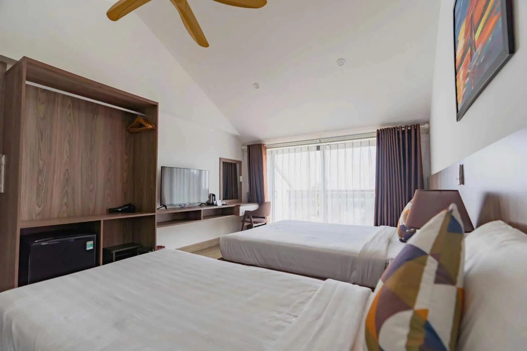 Bed in 1 Stop ViVi An Bang Beach Hoi An Hotel