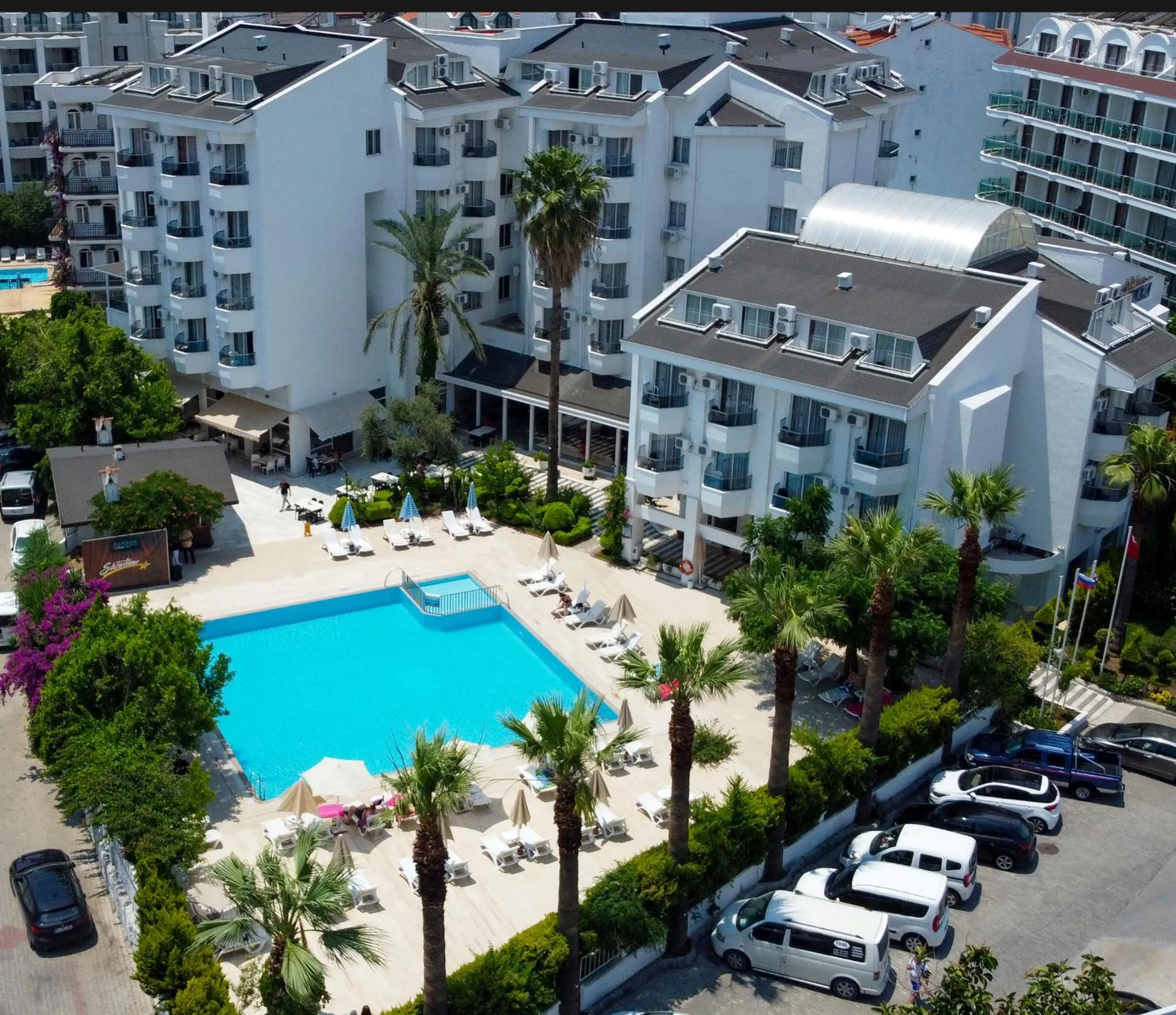 Bird's eye view in Sonnen Hotel