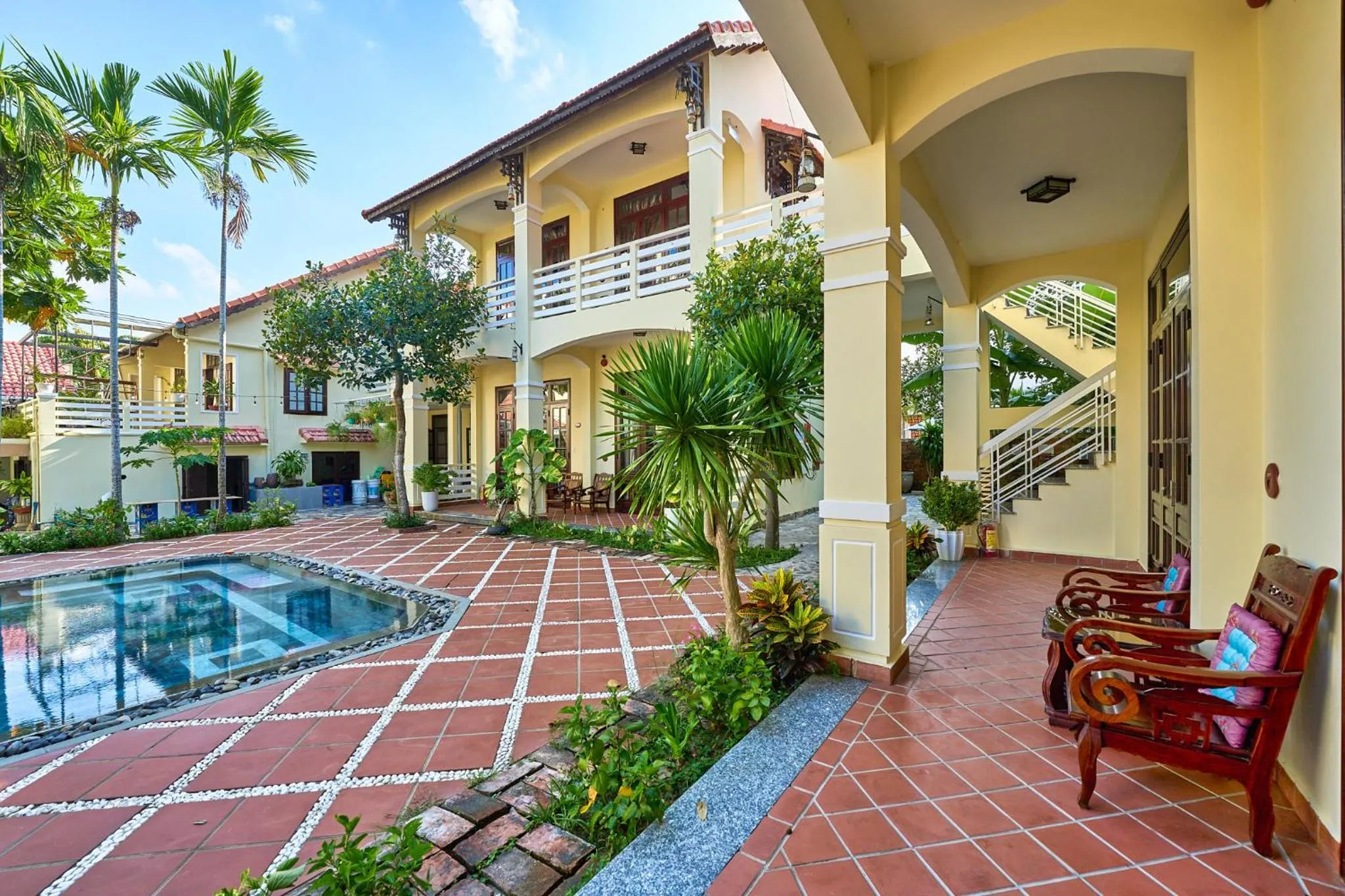 Patio in The Muse House