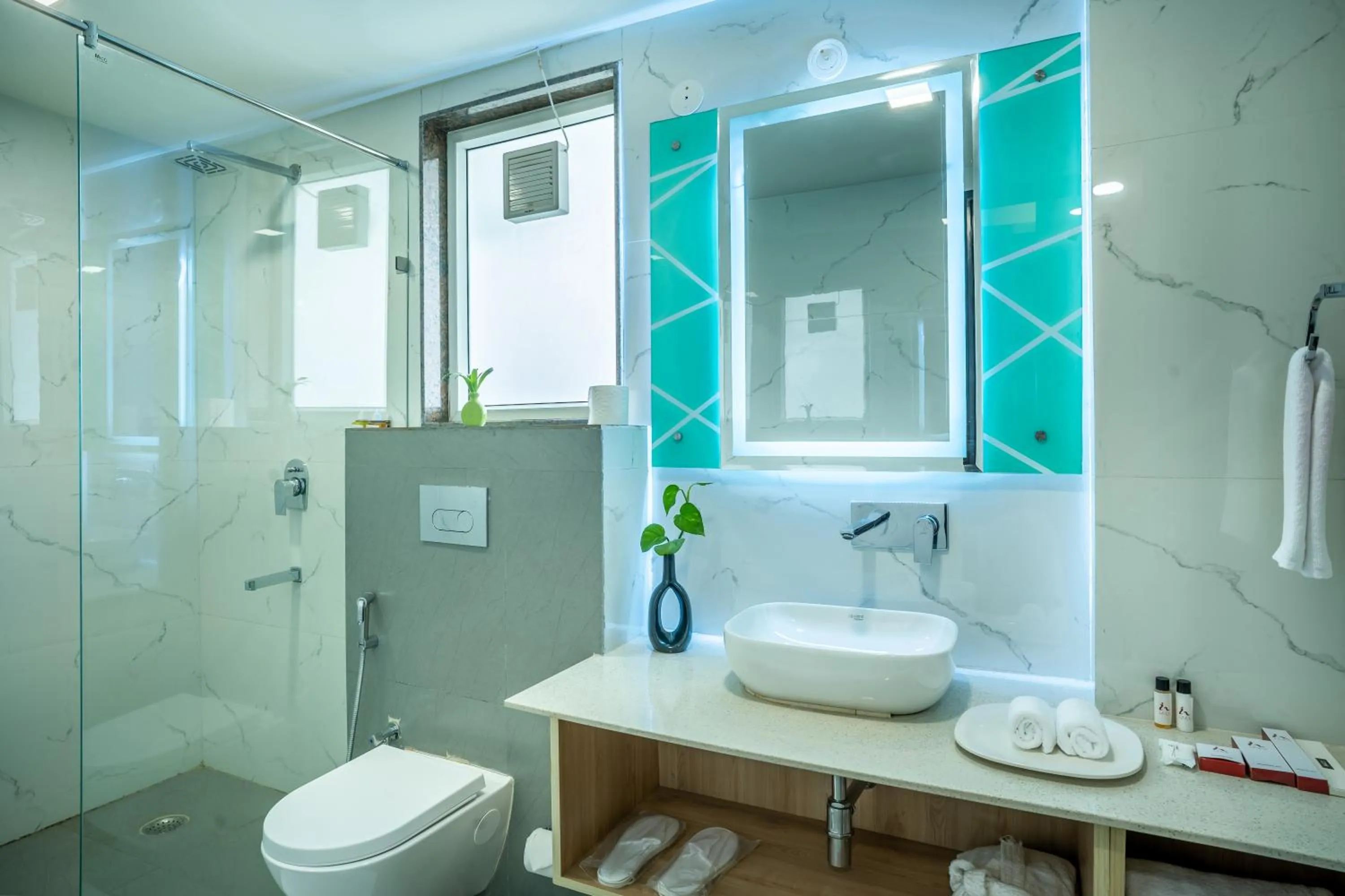 Bathroom in Inde Hotel Golf Course Extension, Gurgaon
