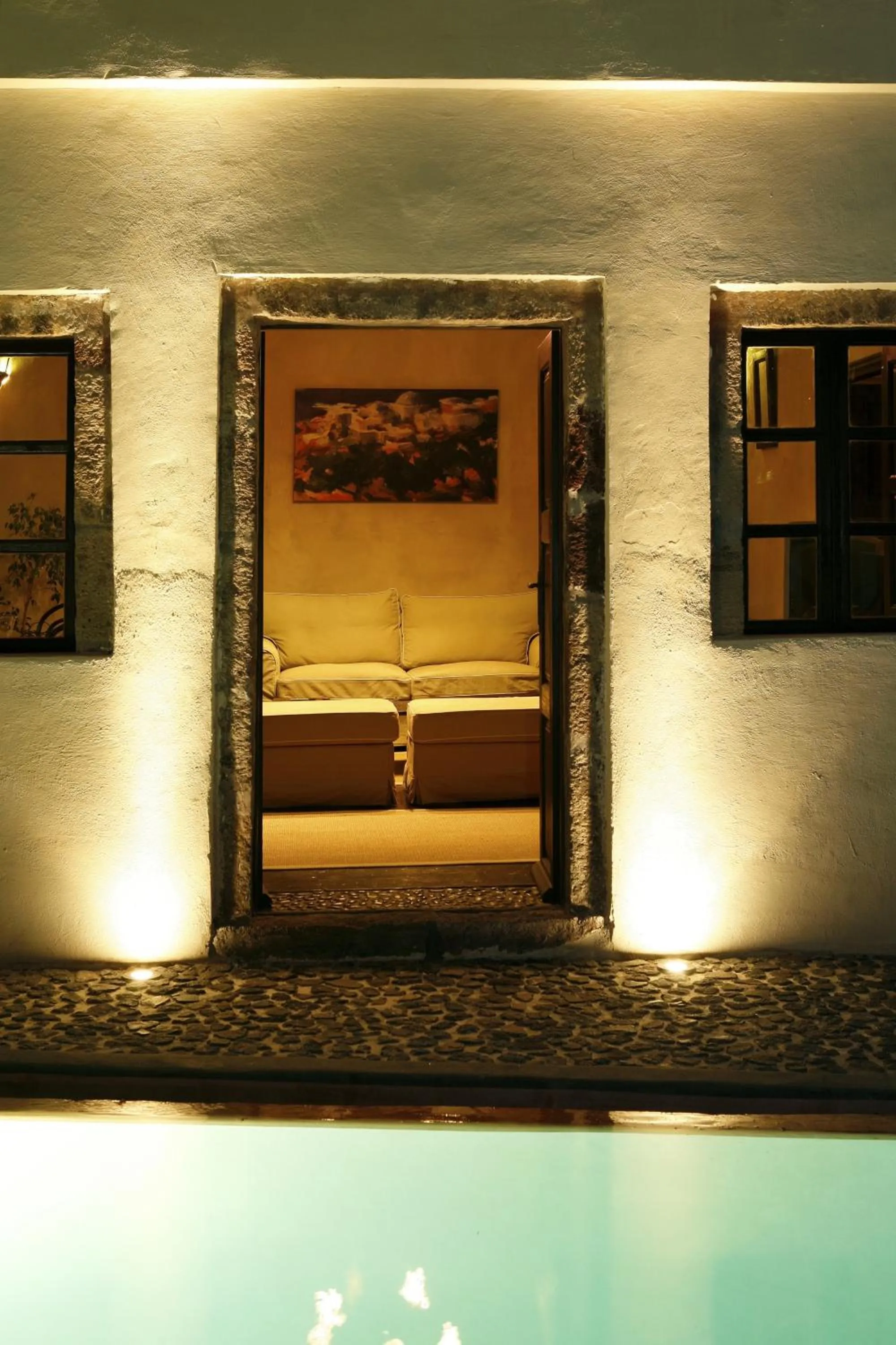 Facade/entrance in Santorini Heritage Villas