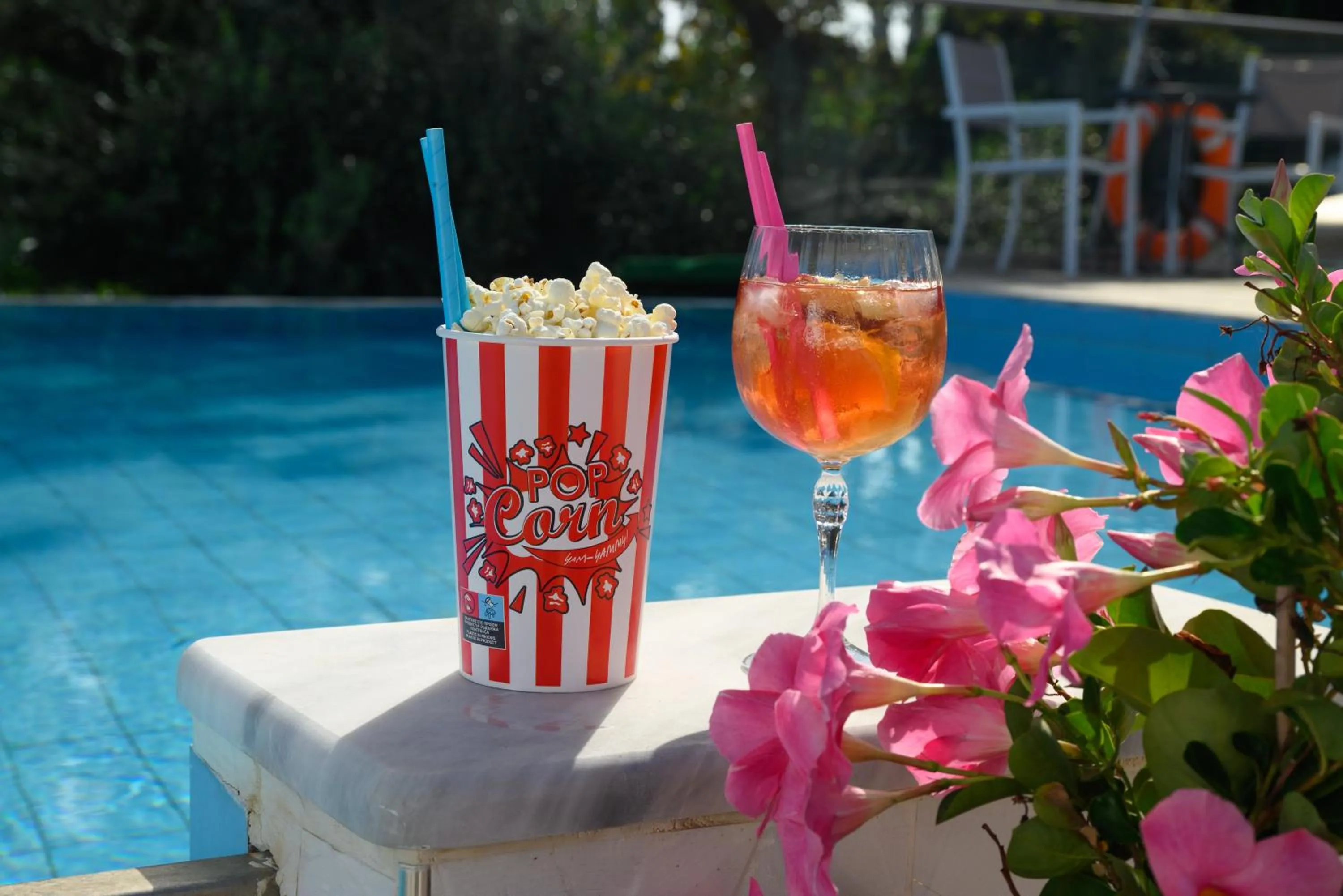 Pool view in Cavomarina Beach- Adults Only
