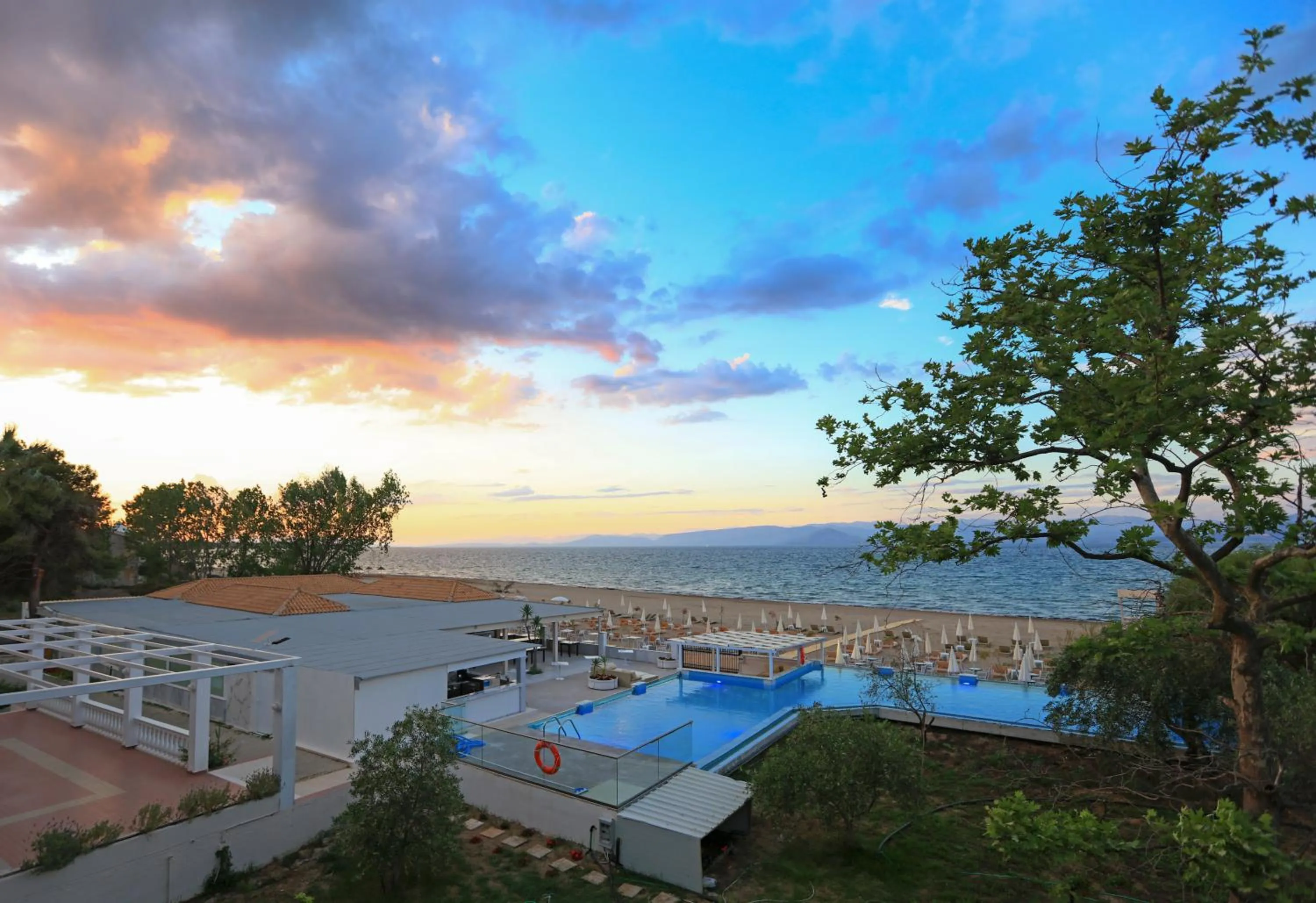 Pool view in Cavomarina Beach- Adults Only