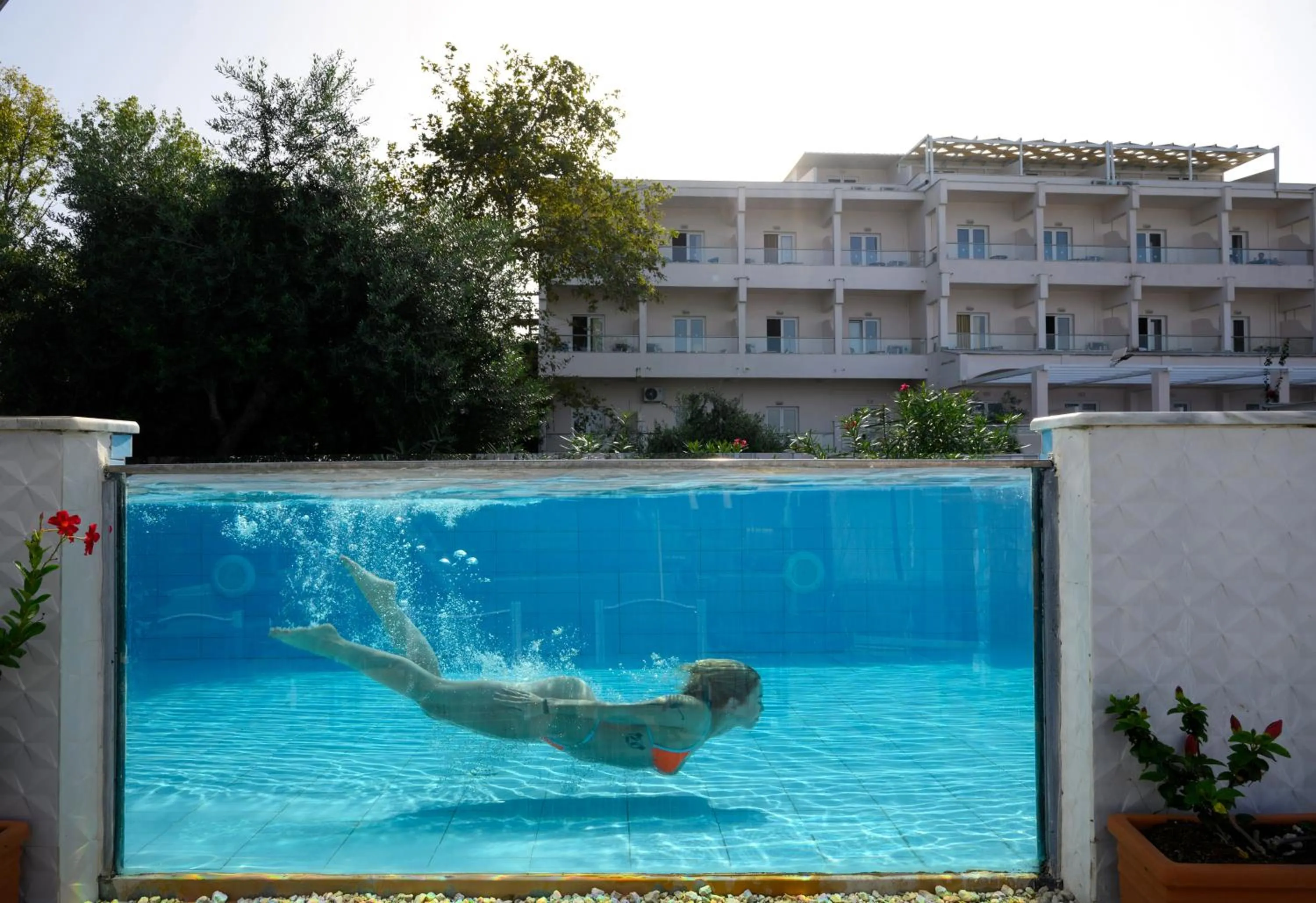 Swimming pool in Cavomarina Beach- Adults Only