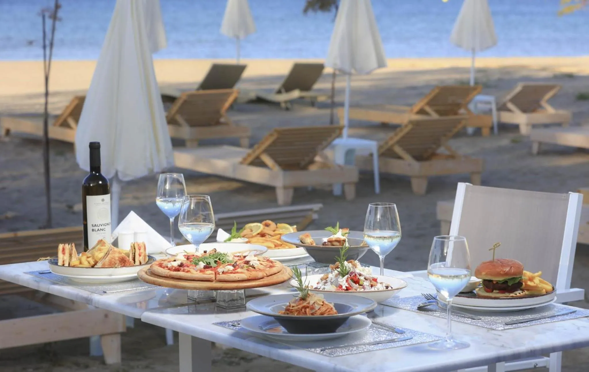 Food and drinks in Cavomarina Beach- Adults Only