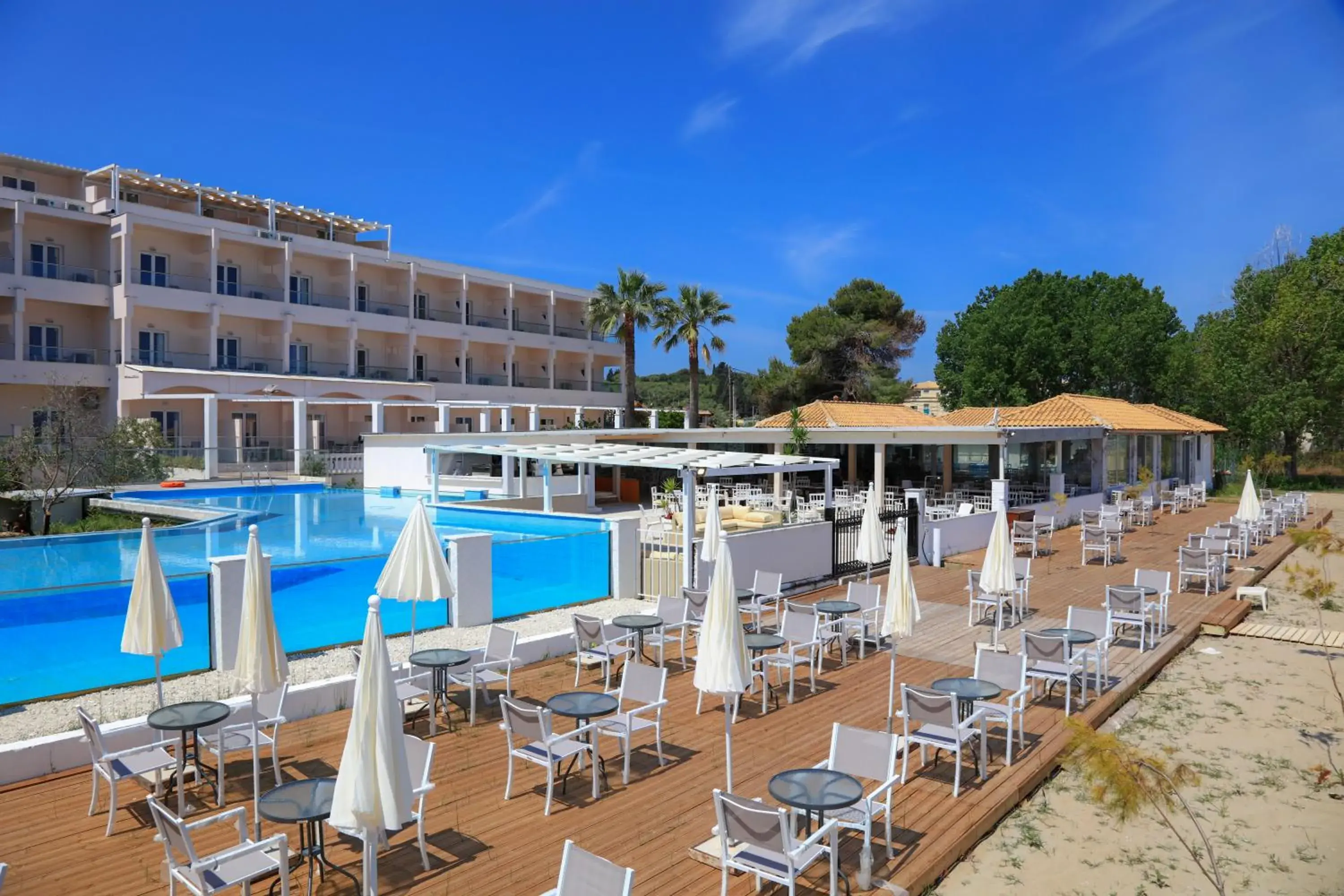 Pool view in Cavomarina Beach- Adults Only Pool view in Cavomarina Beach- Adults Only