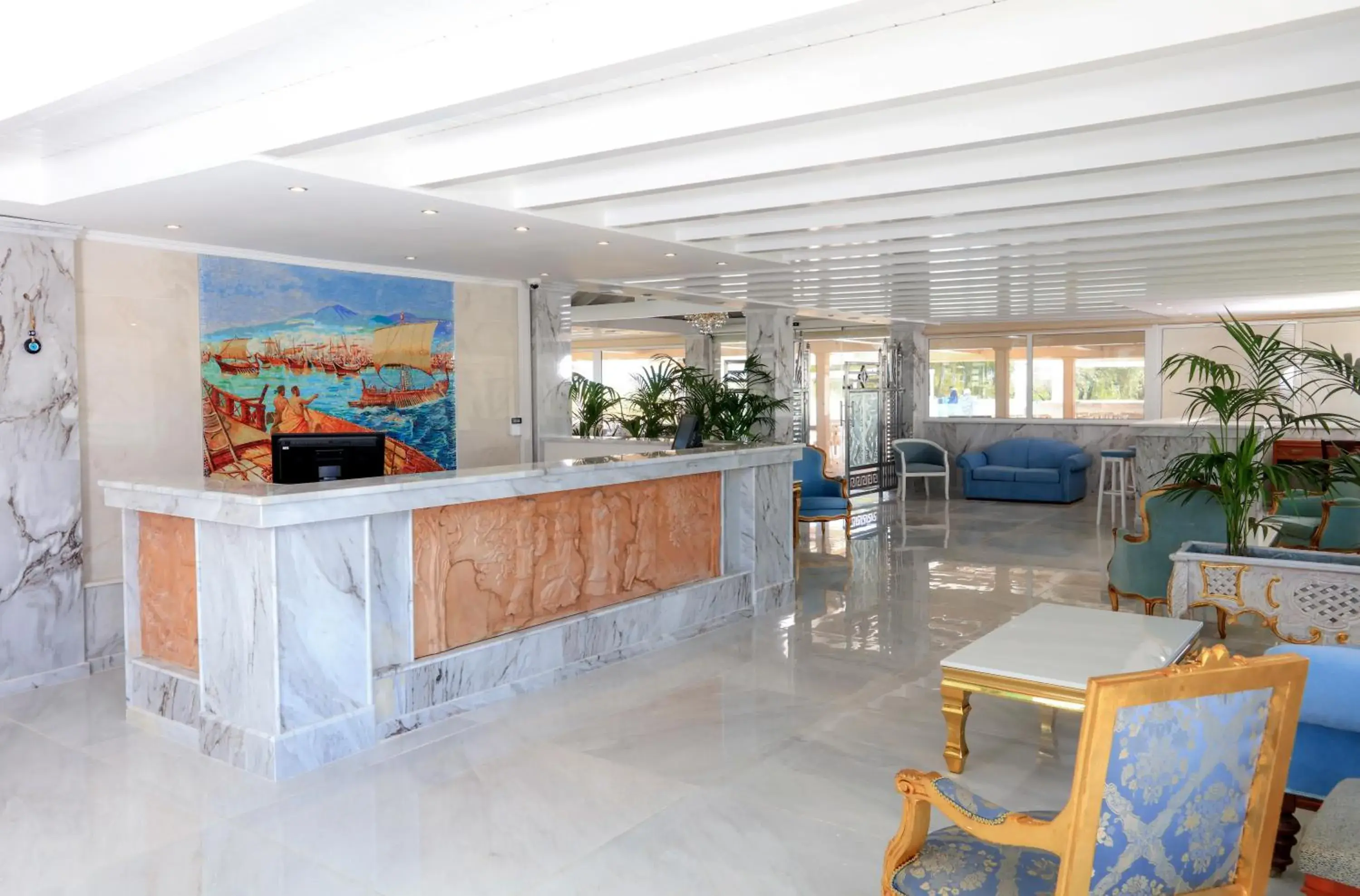 Lobby or reception in Cavomarina Beach- Adults Only Lobby or reception in Cavomarina Beach- Adults Only