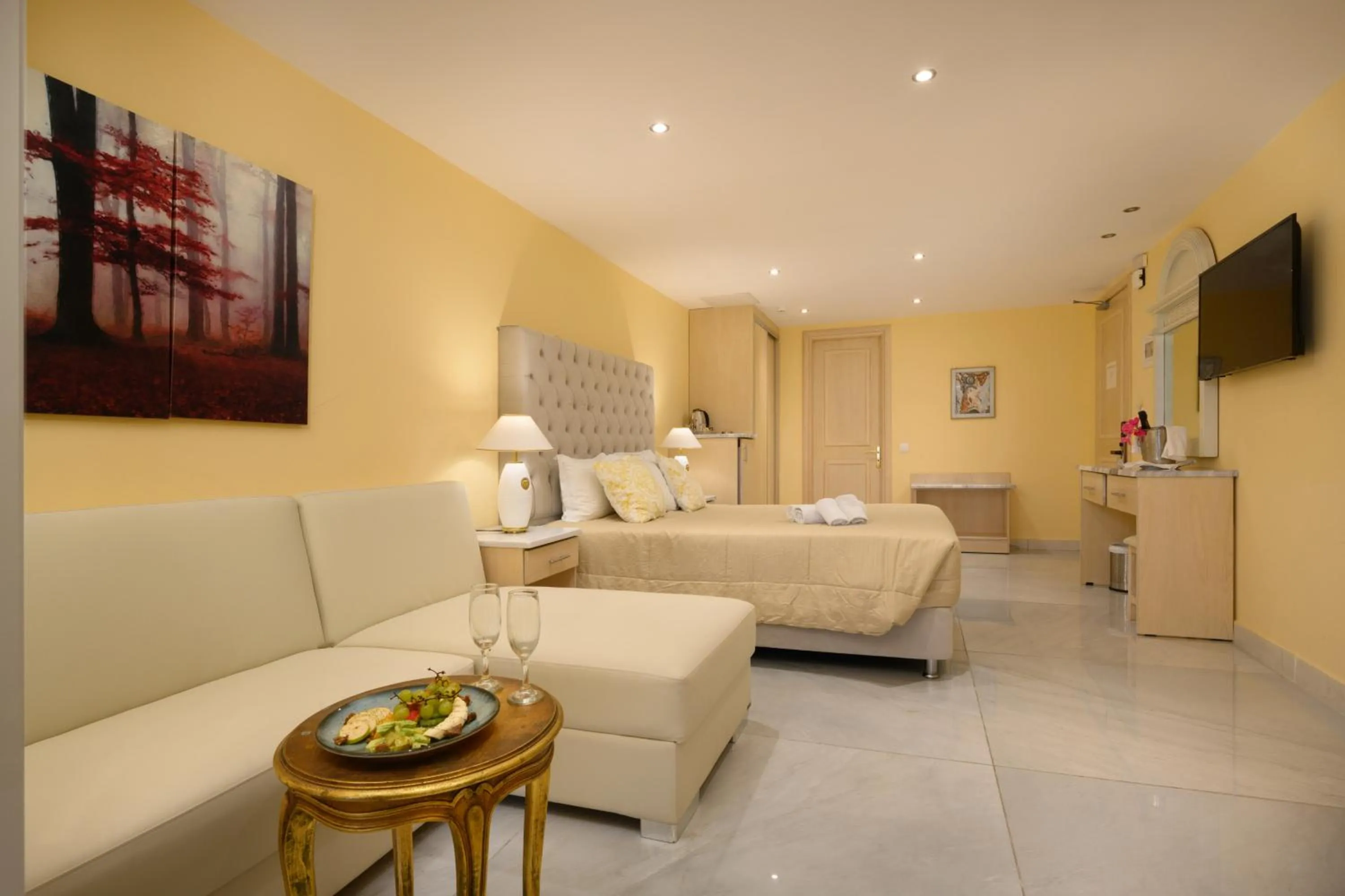 Living room in Cavomarina Beach- Adults Only