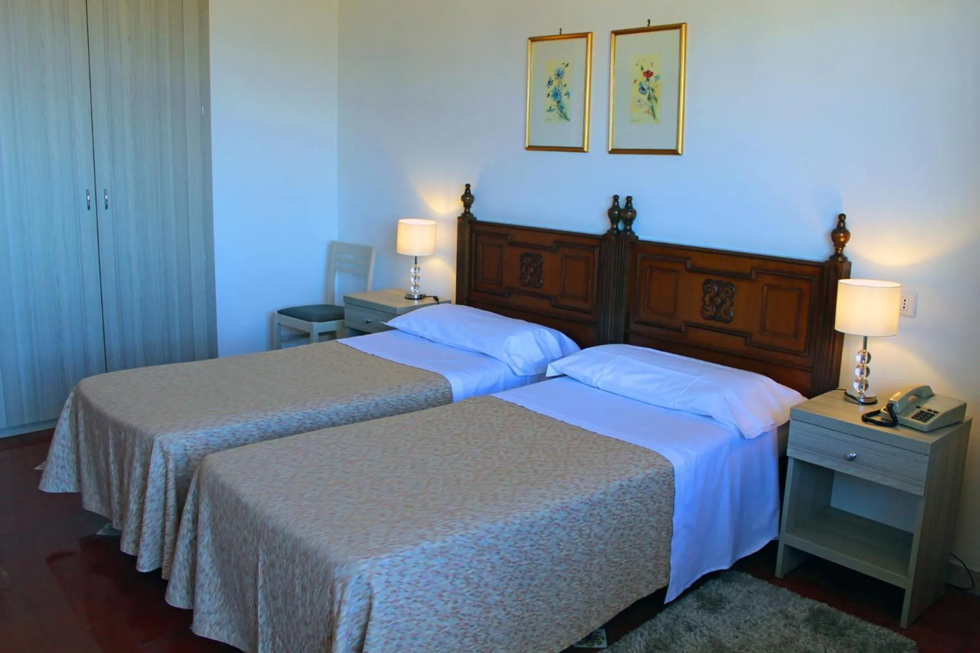 Bed in Hotel Mediterranée