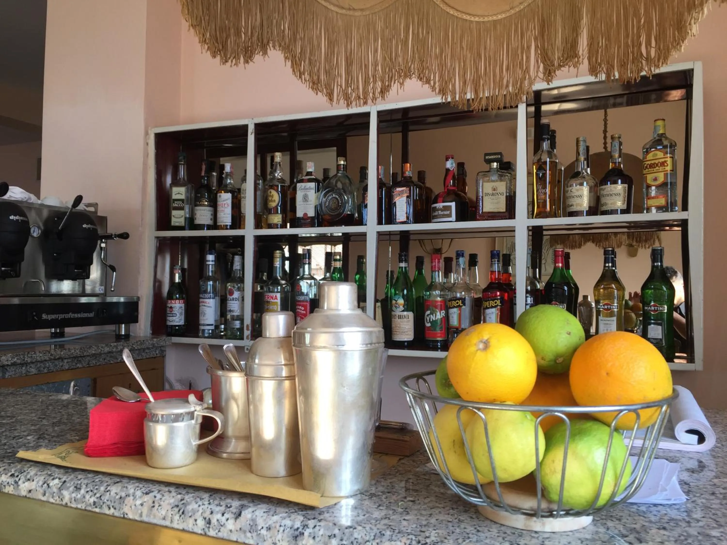 Alcoholic drinks in Hotel Mediterranée
