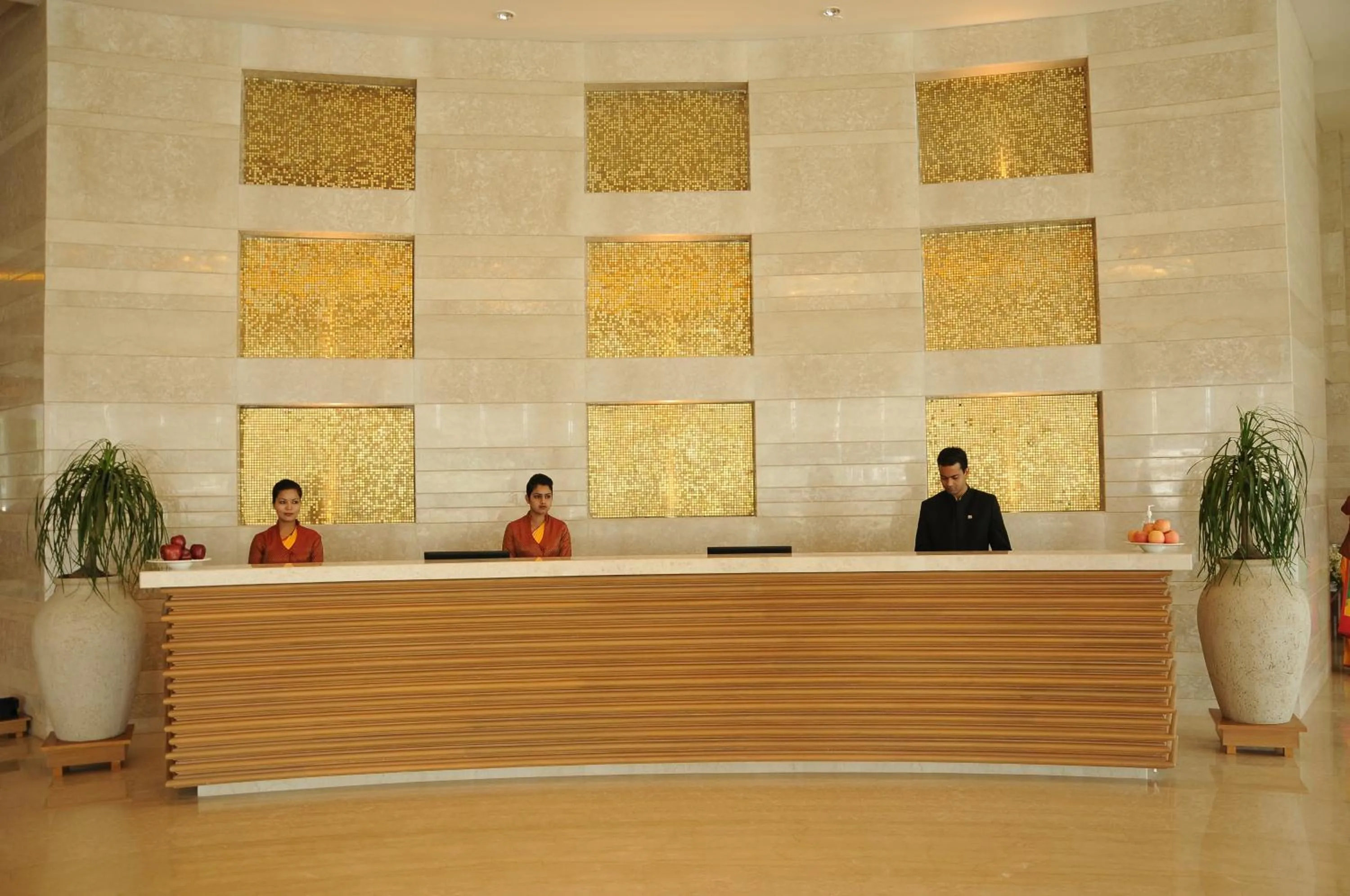 Lobby or reception in The Lalit Chandigarh