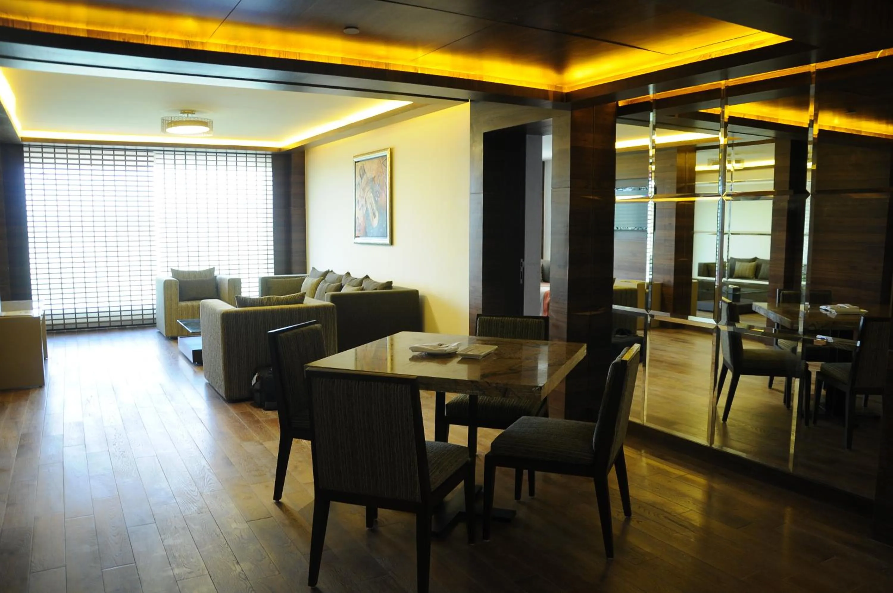 Living room in The Lalit Chandigarh