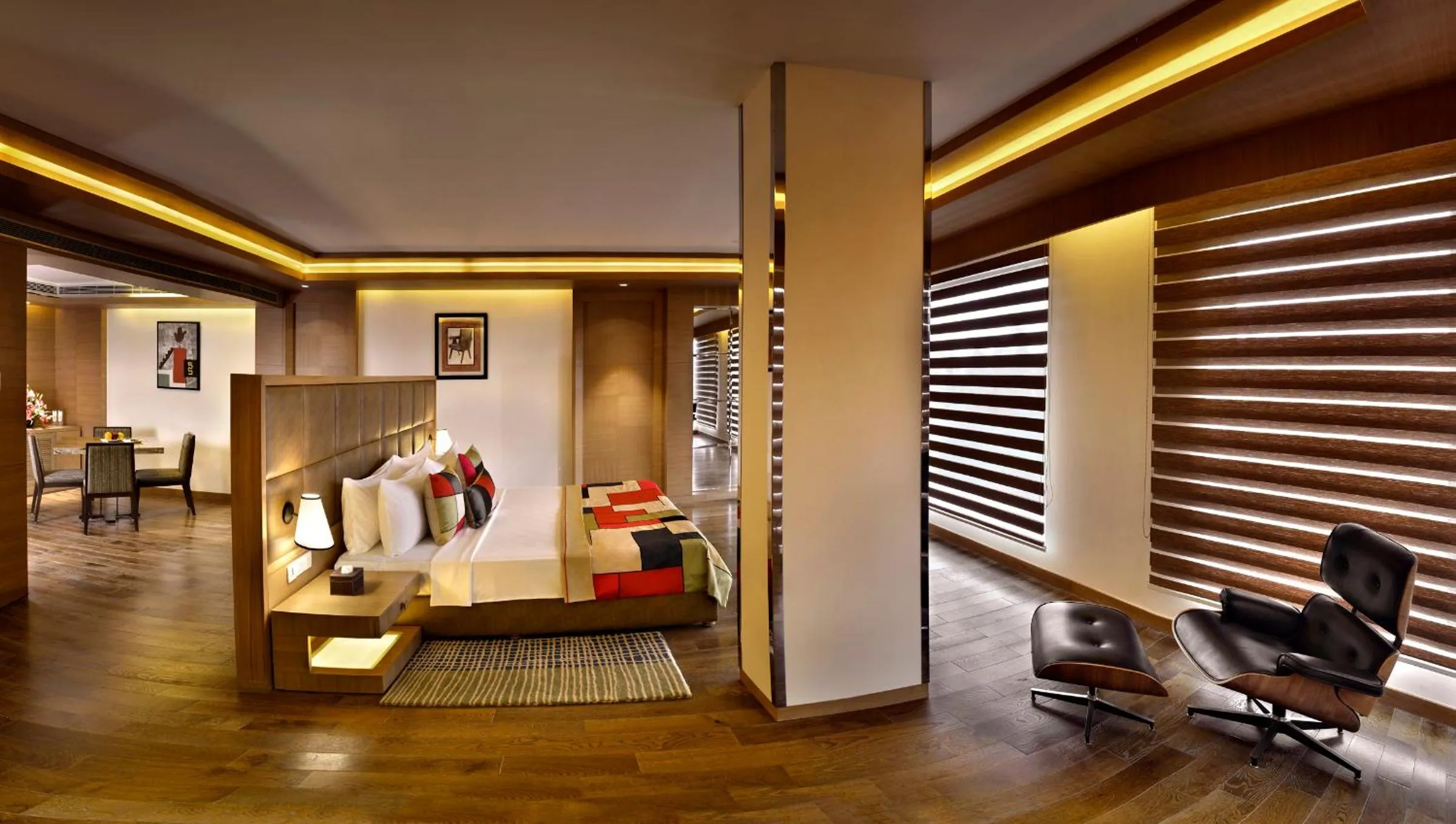 Seating area in The Lalit Chandigarh