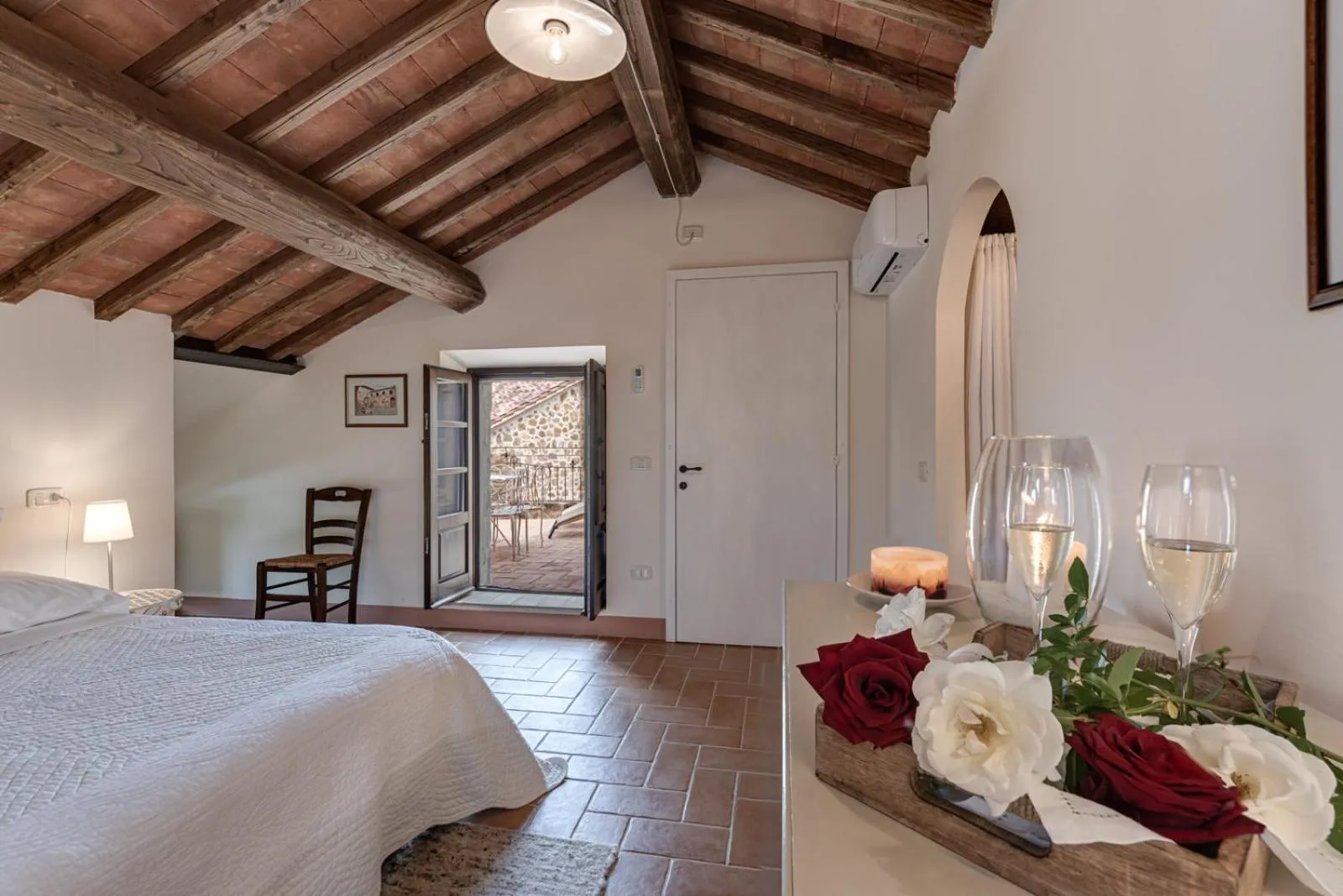 Bedroom, Bed in Castel Brunello