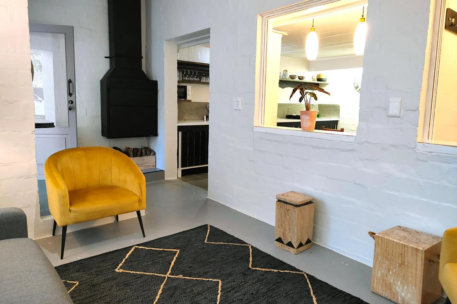 Lounge or bar in Hornbill House Self Catering Accommodation