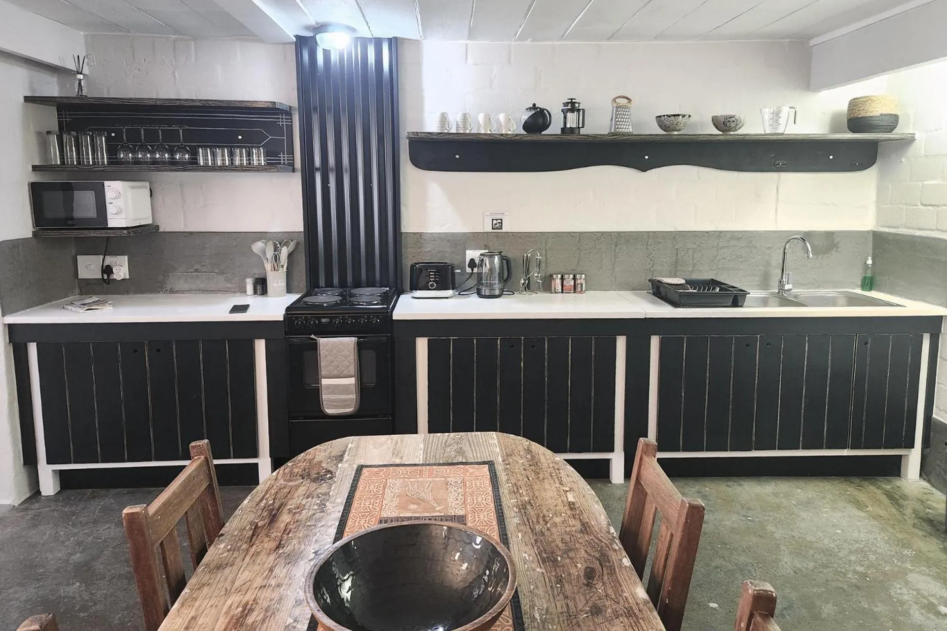 kitchen in Hornbill House Self Catering Accommodation