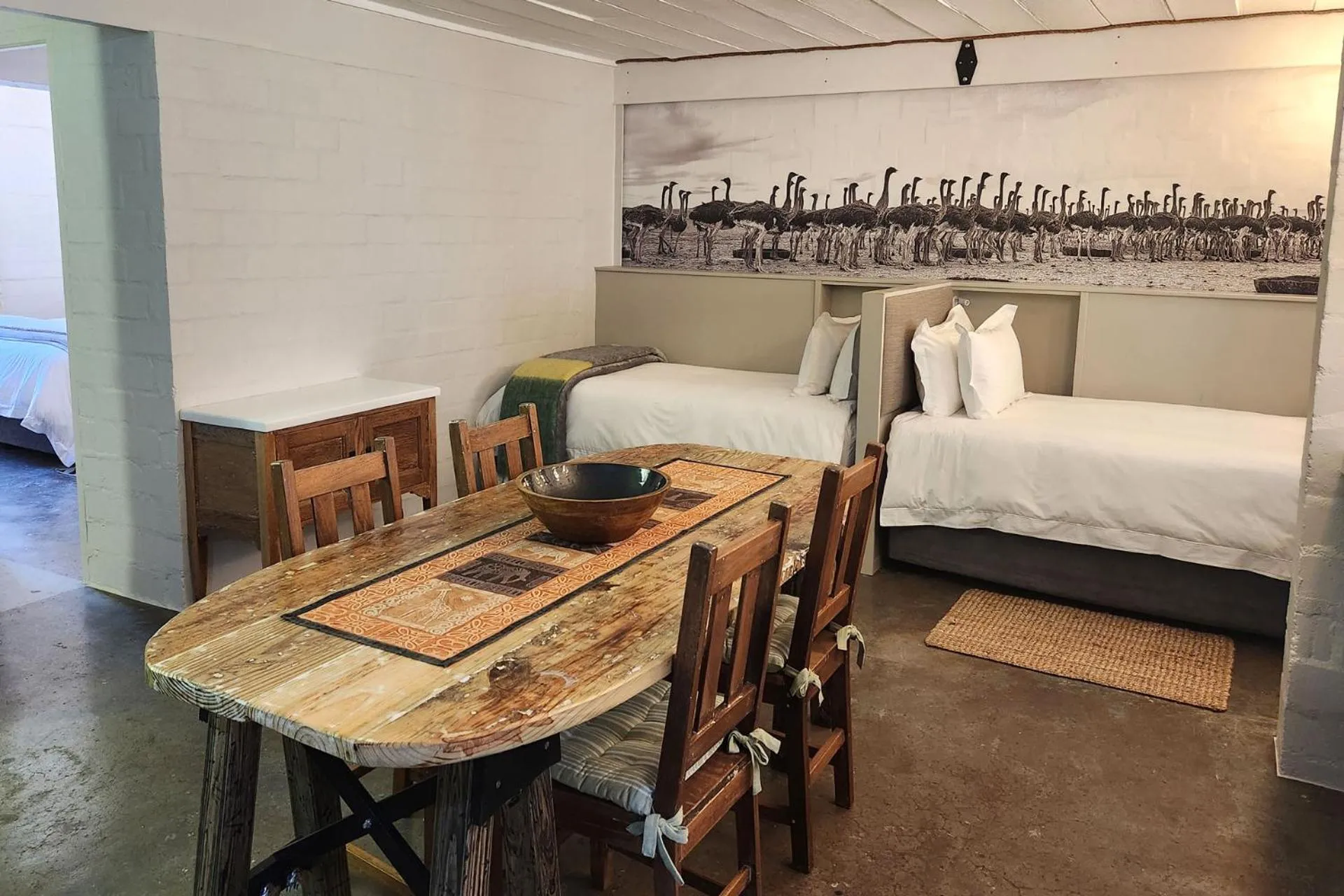 Bed in Hornbill House Self Catering Accommodation