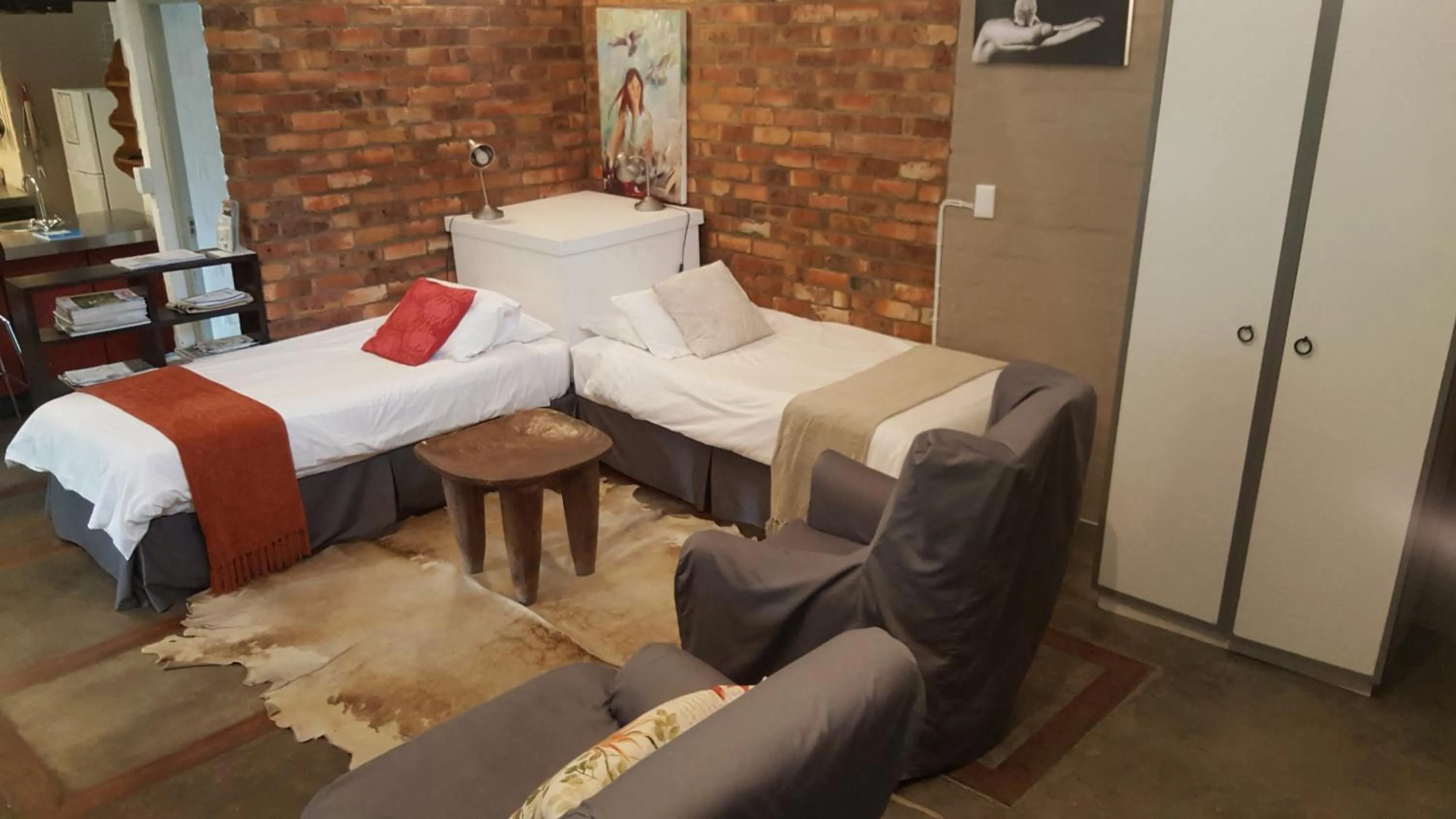 Bed in Hornbill House Self Catering Accommodation