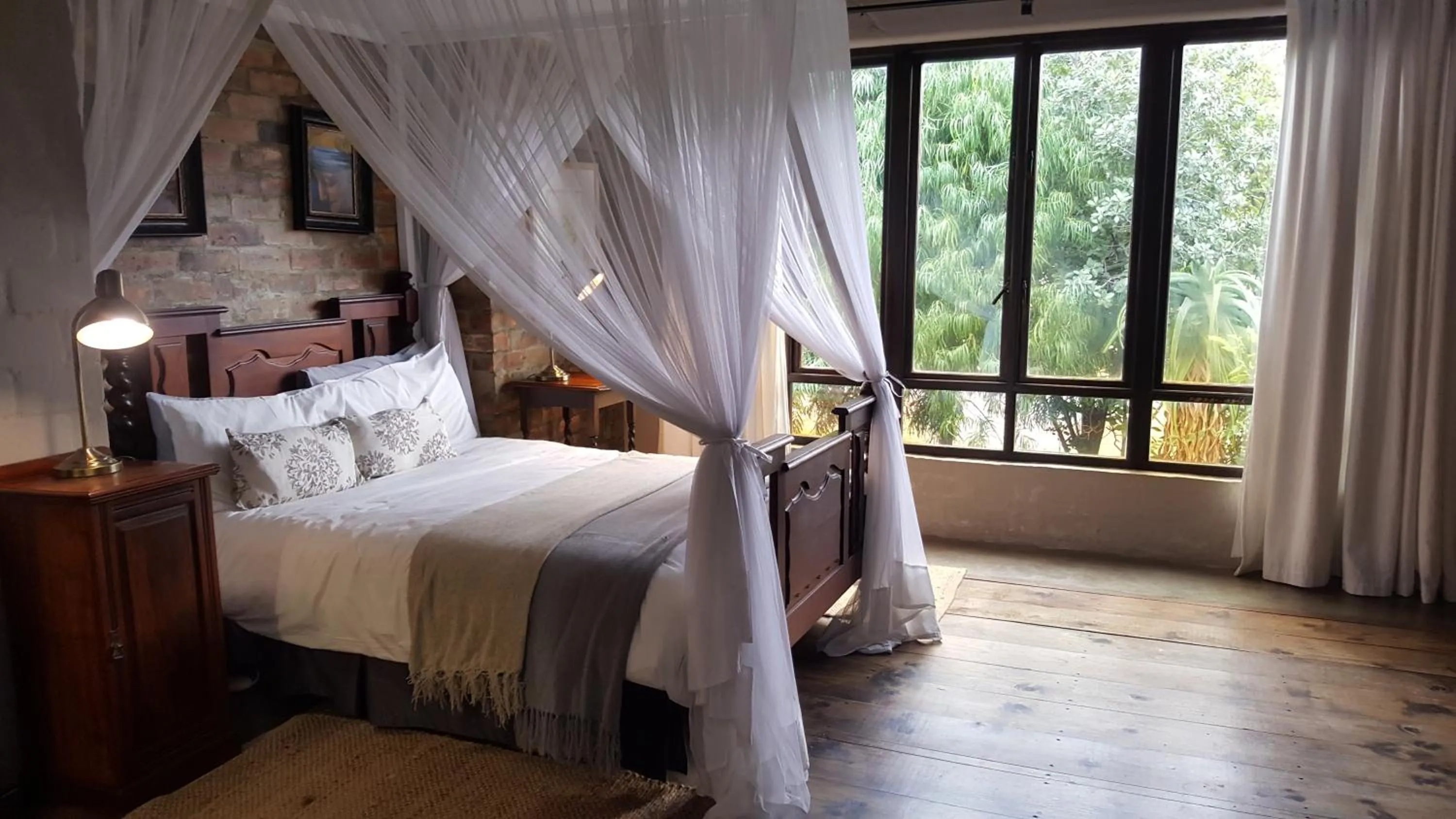 Bed in Hornbill House Self Catering Accommodation