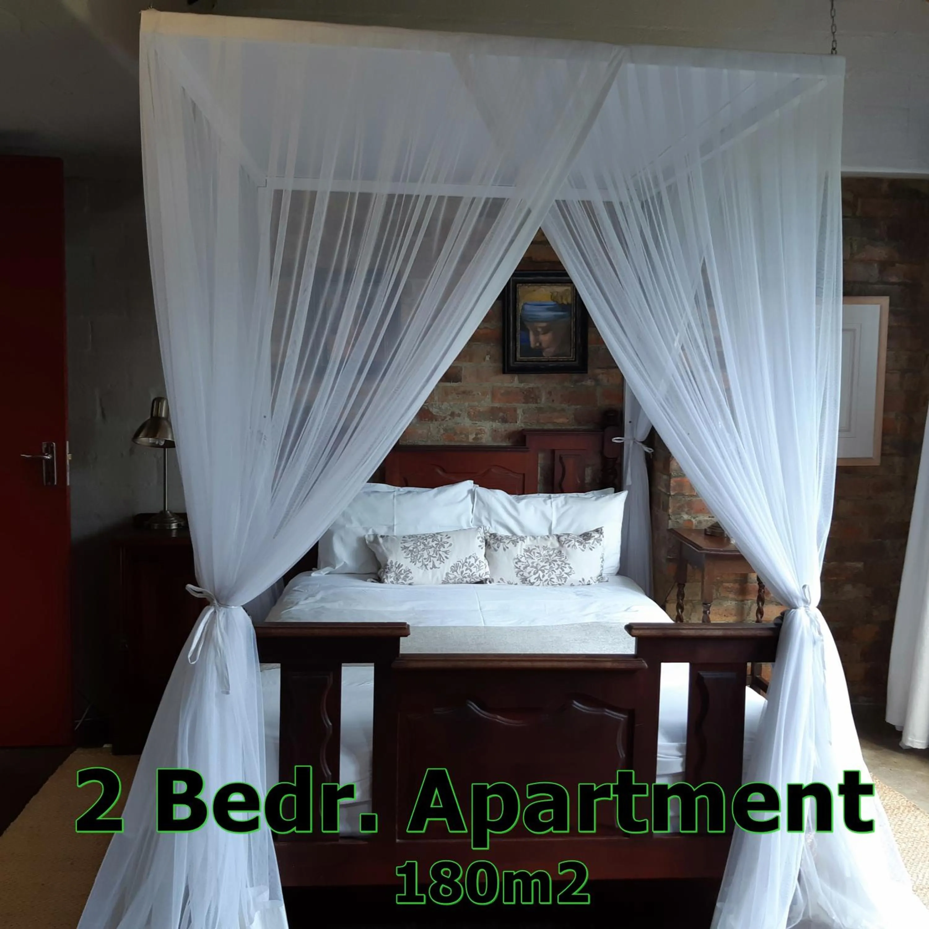 Bed in Hornbill House Self Catering Accommodation