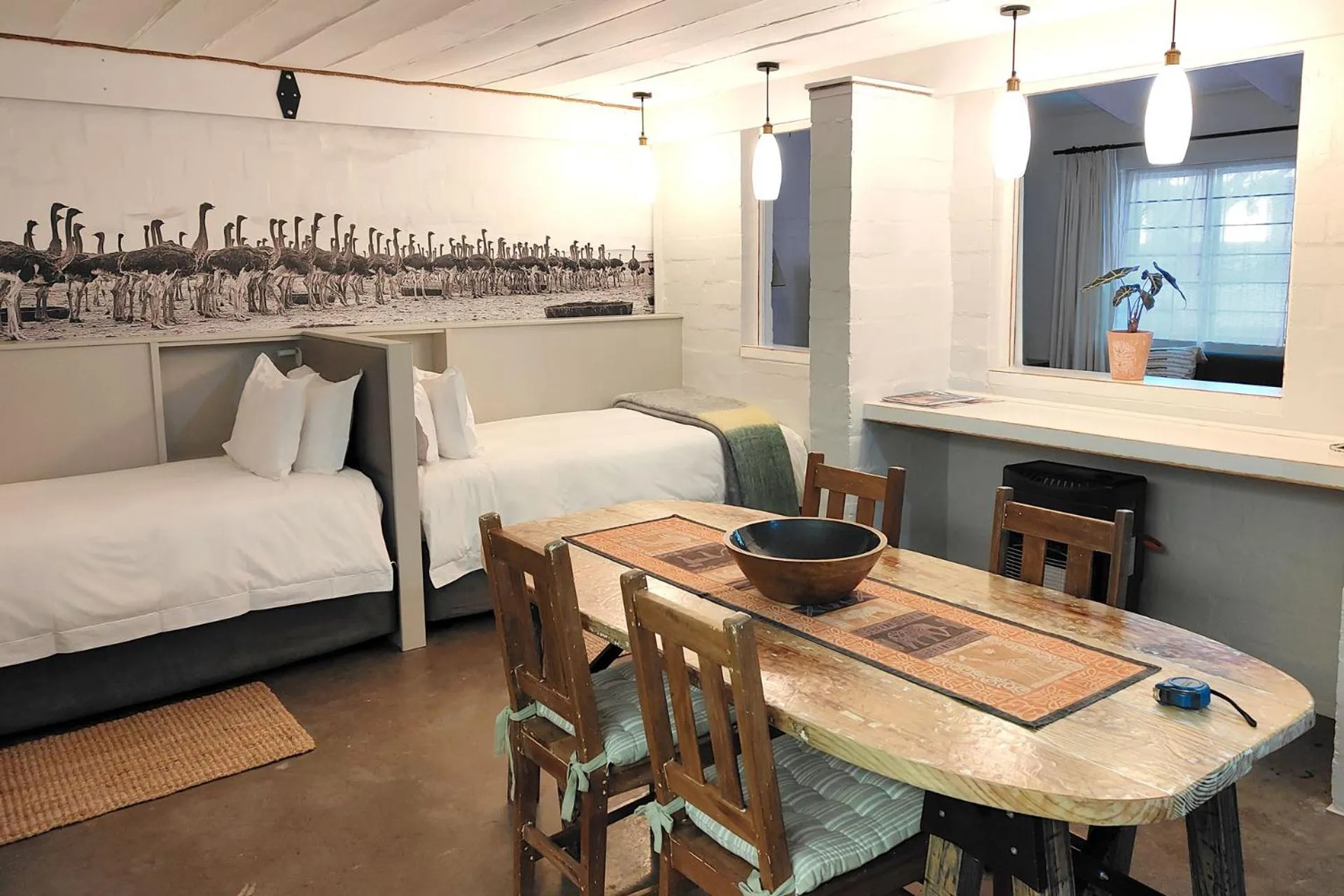 Bed in Hornbill House Self Catering Accommodation