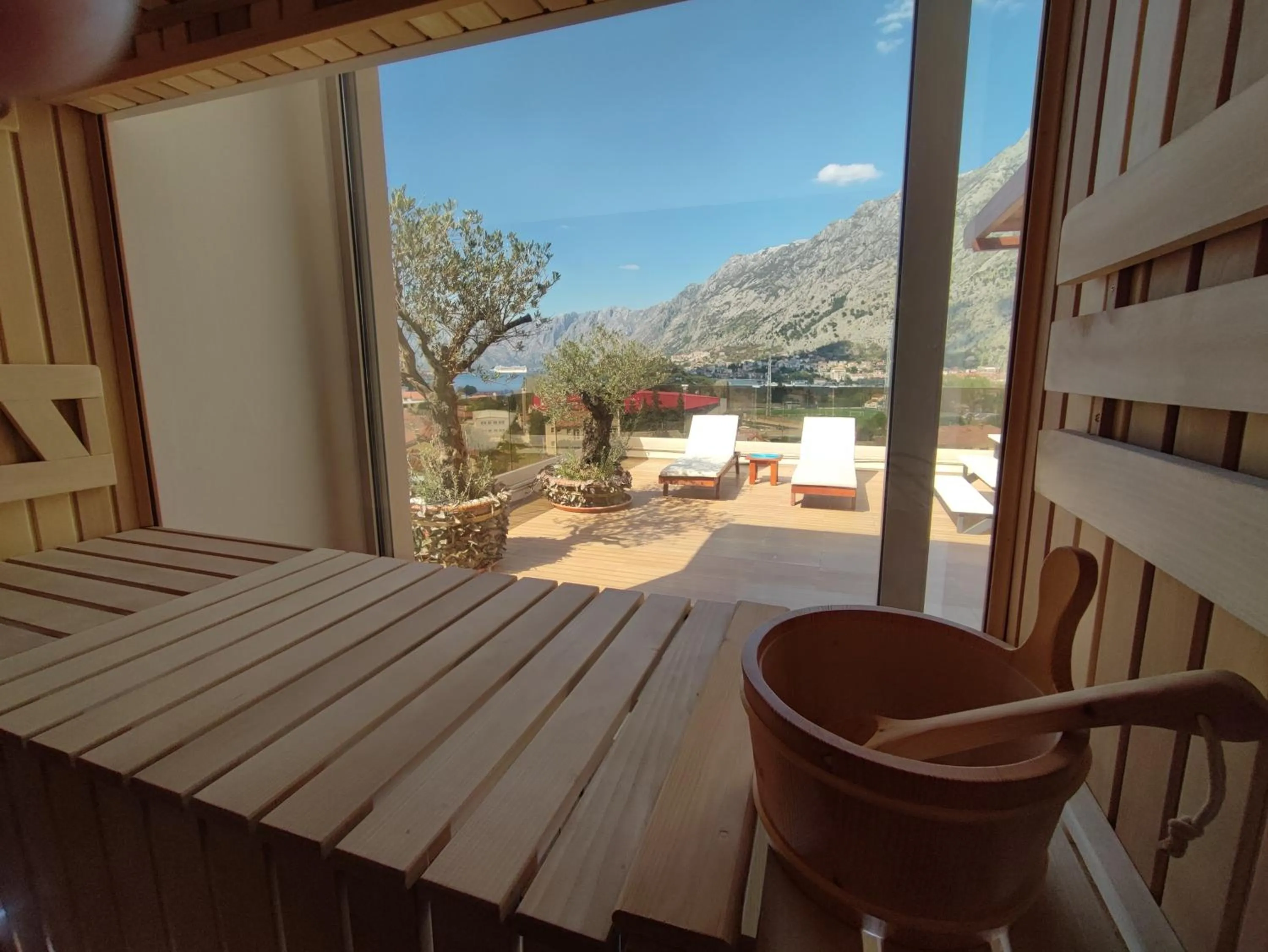 Sauna in Villa Vista Real