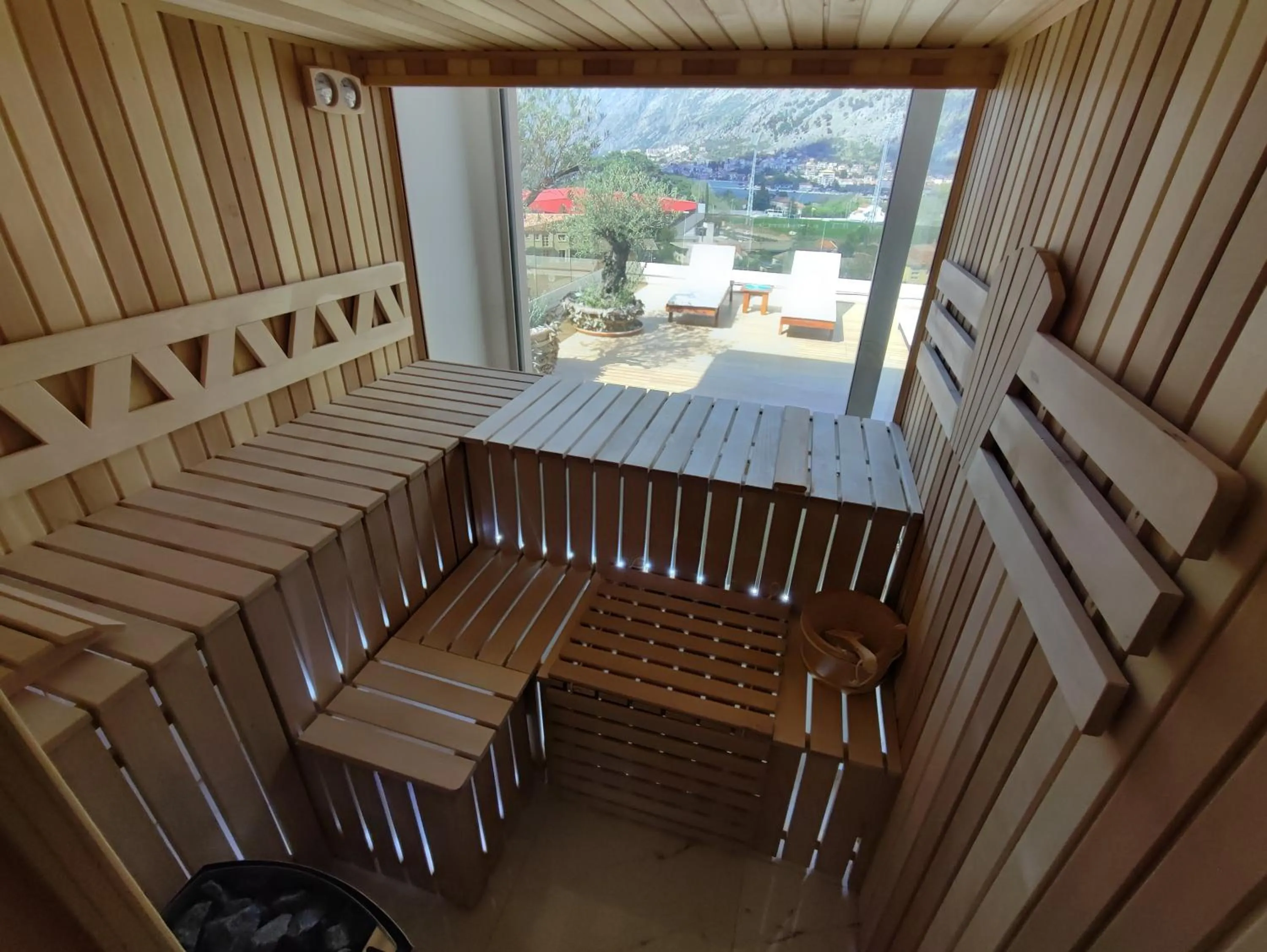 Sauna in Villa Vista Real