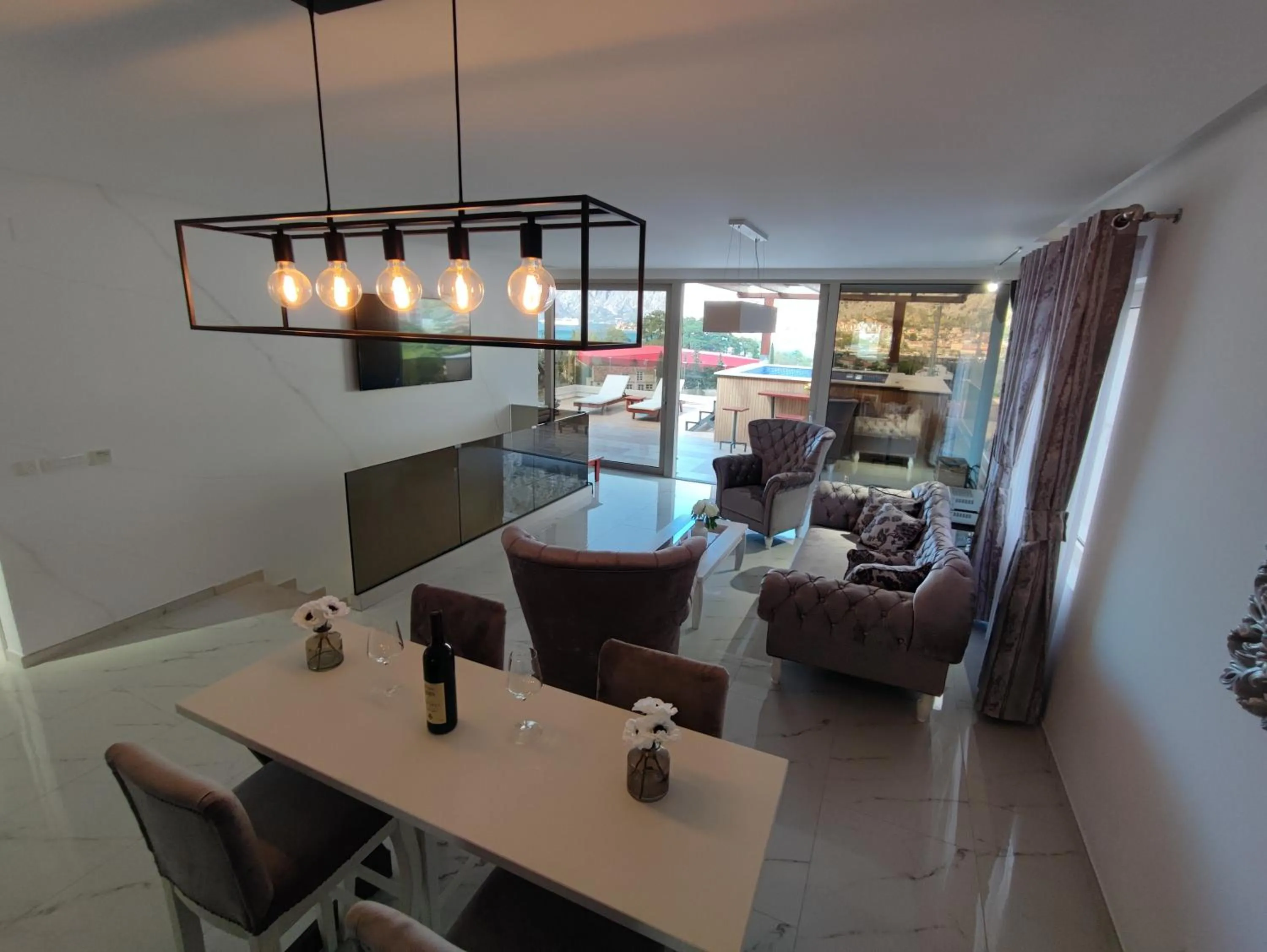 Living room in Villa Vista Real