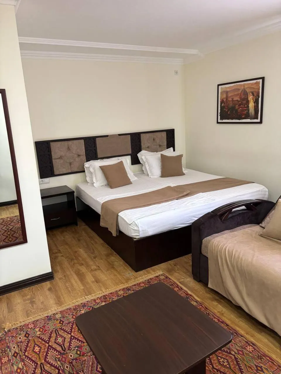 Bed in Crystal Hotel Bukhara