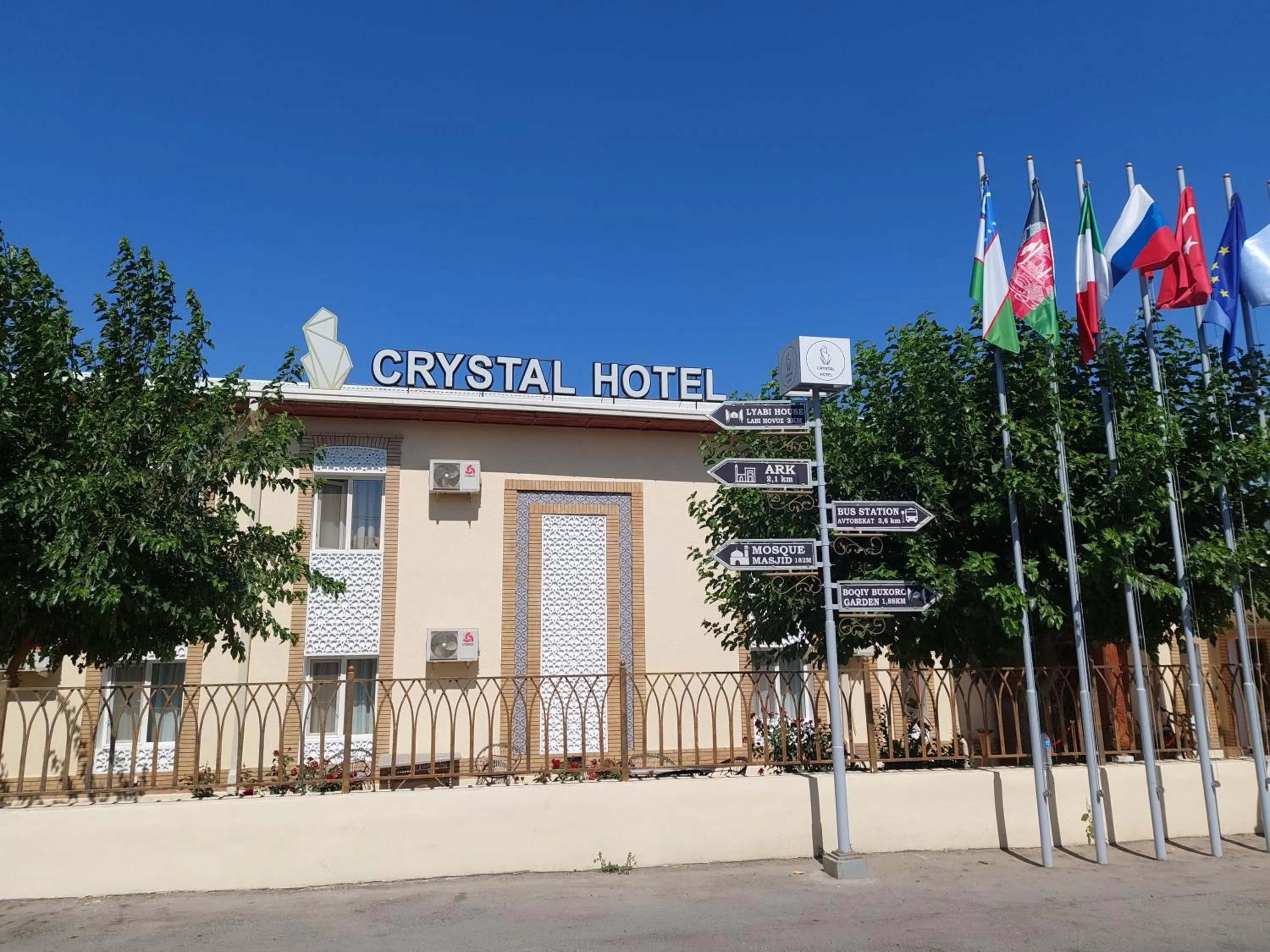 Property building in Crystal Hotel Bukhara