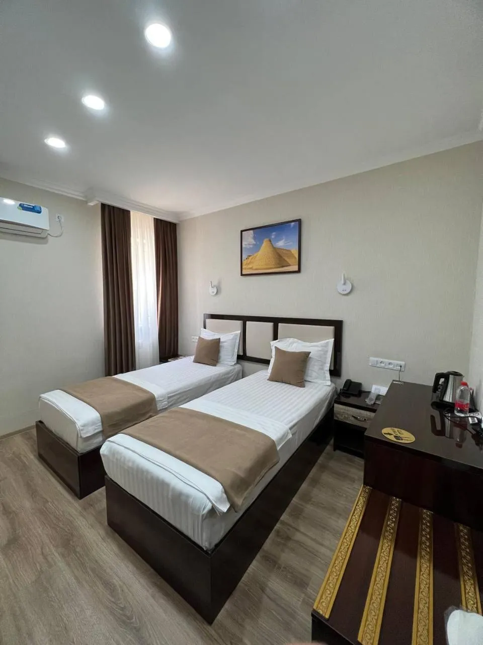 Bed in Crystal Hotel Bukhara