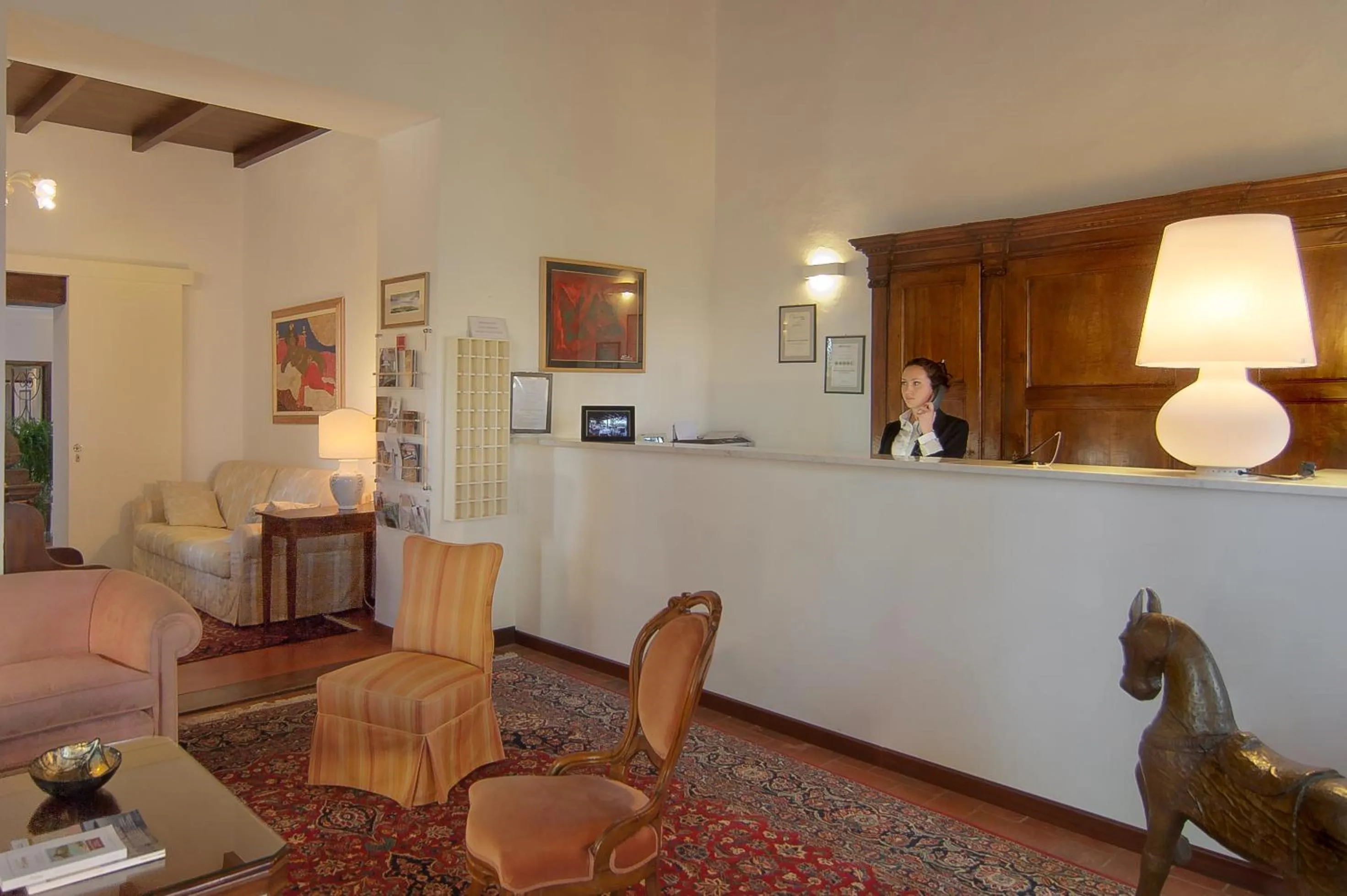 Lobby or reception in Villa I Barronci Resort & Spa