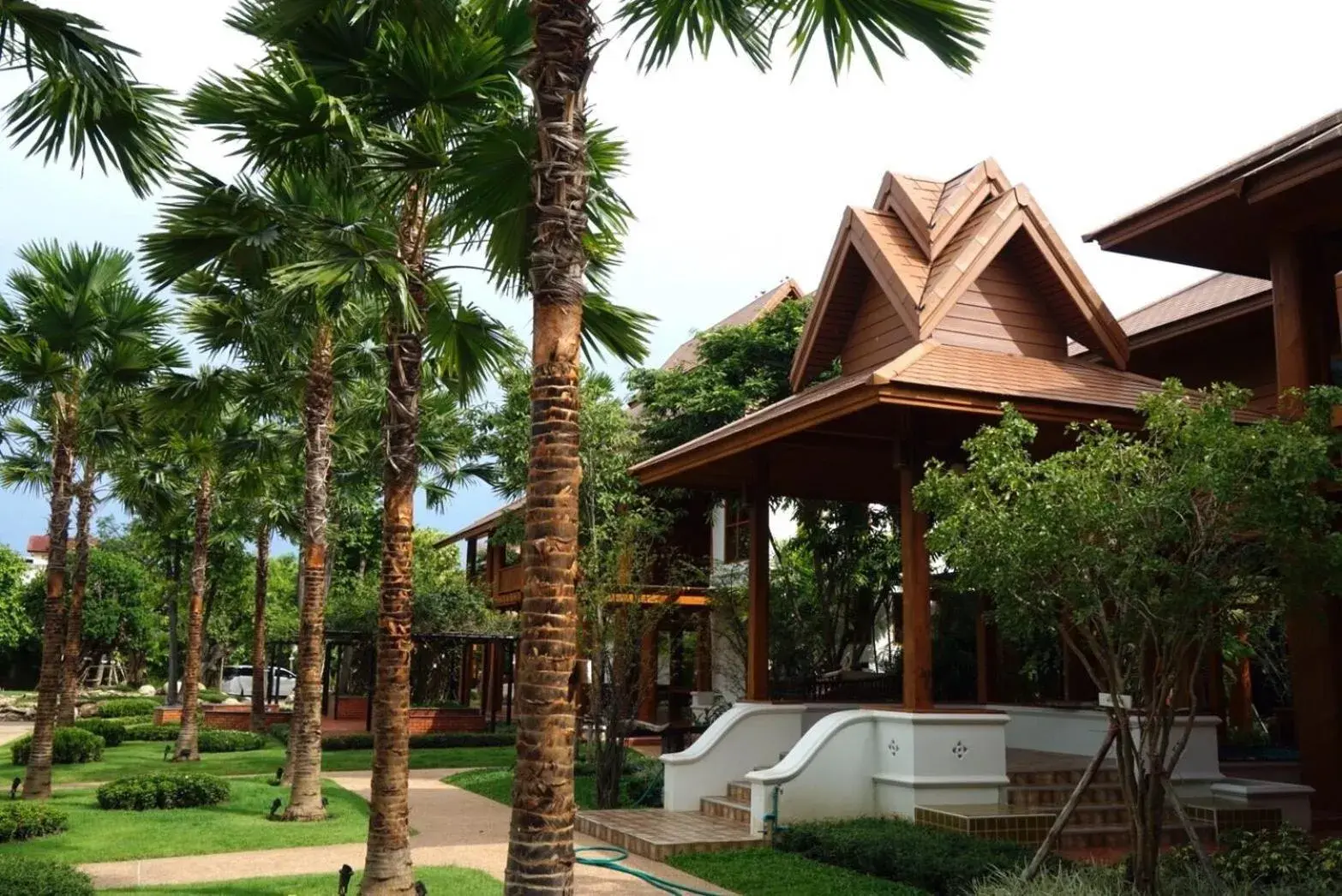 Garden view in Vanasin Residence Garden view in Vanasin Residence