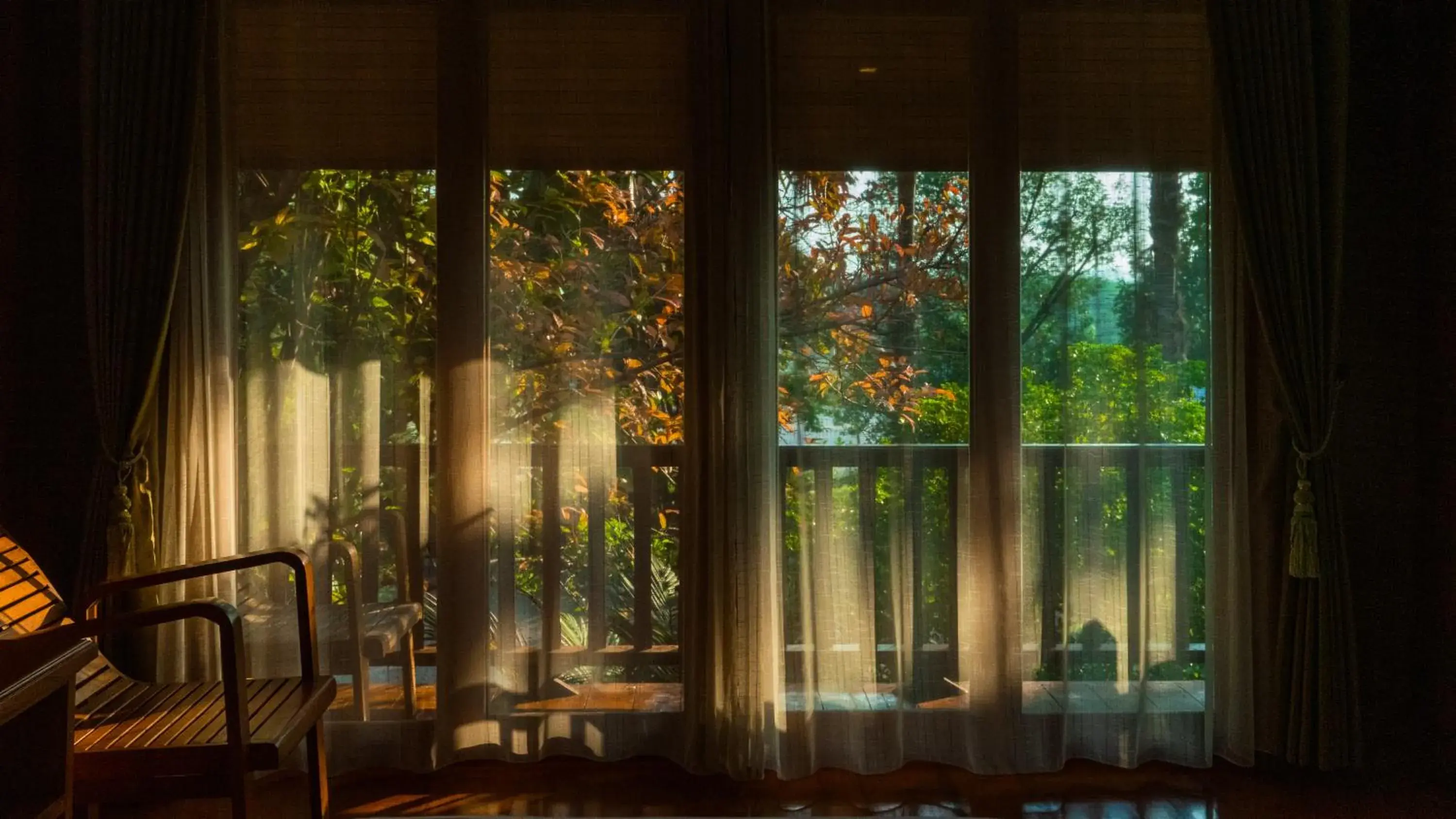 Garden view in Vanasin Residence Garden view in Vanasin Residence