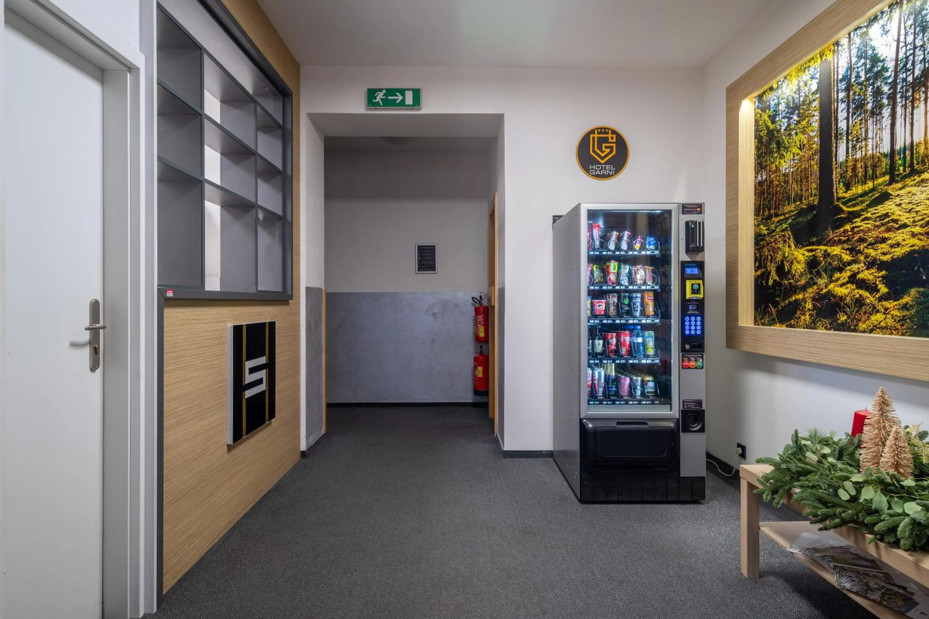 Lobby or reception in Hotel Garni Orlova