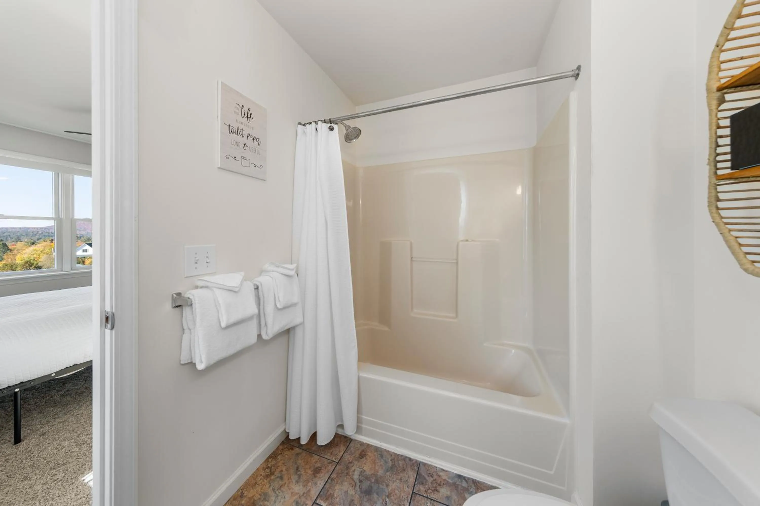 Bathroom in Amazing Mountain Views Lake Placid & 1980 Olympic Center