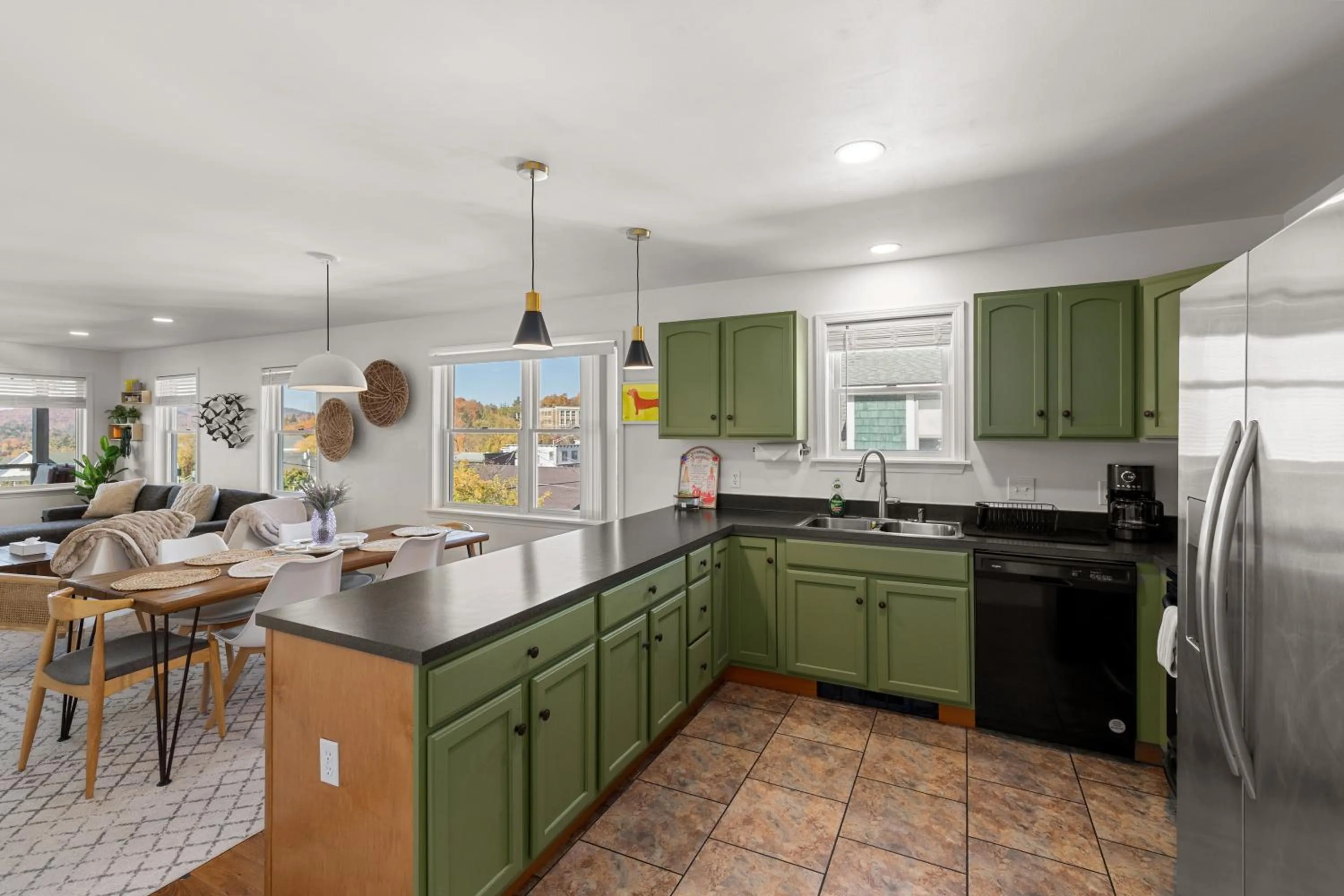 Kitchen or kitchenette in Amazing Mountain Views Lake Placid & 1980 Olympic Center