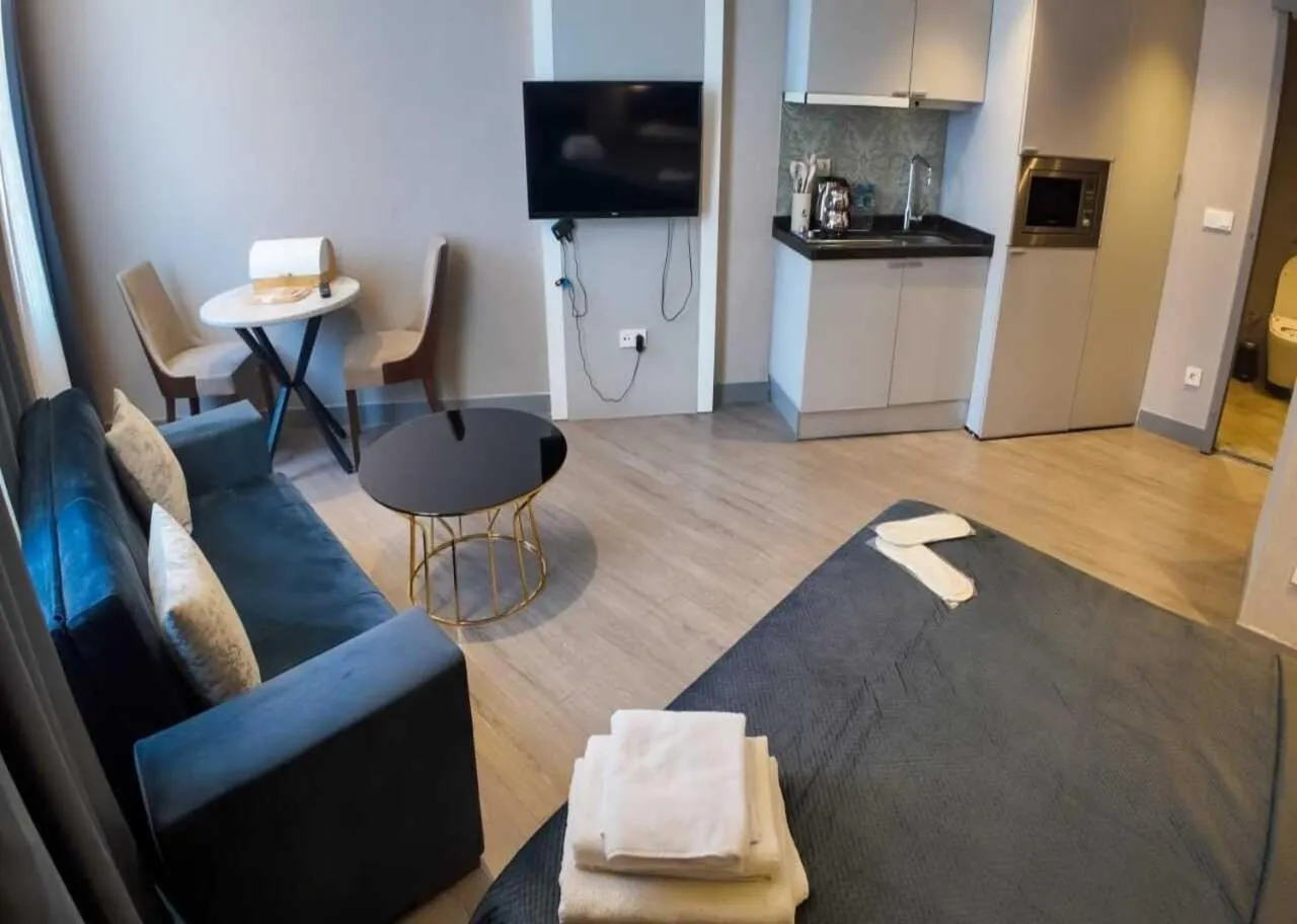 Bed in Star of İstanbul Residence