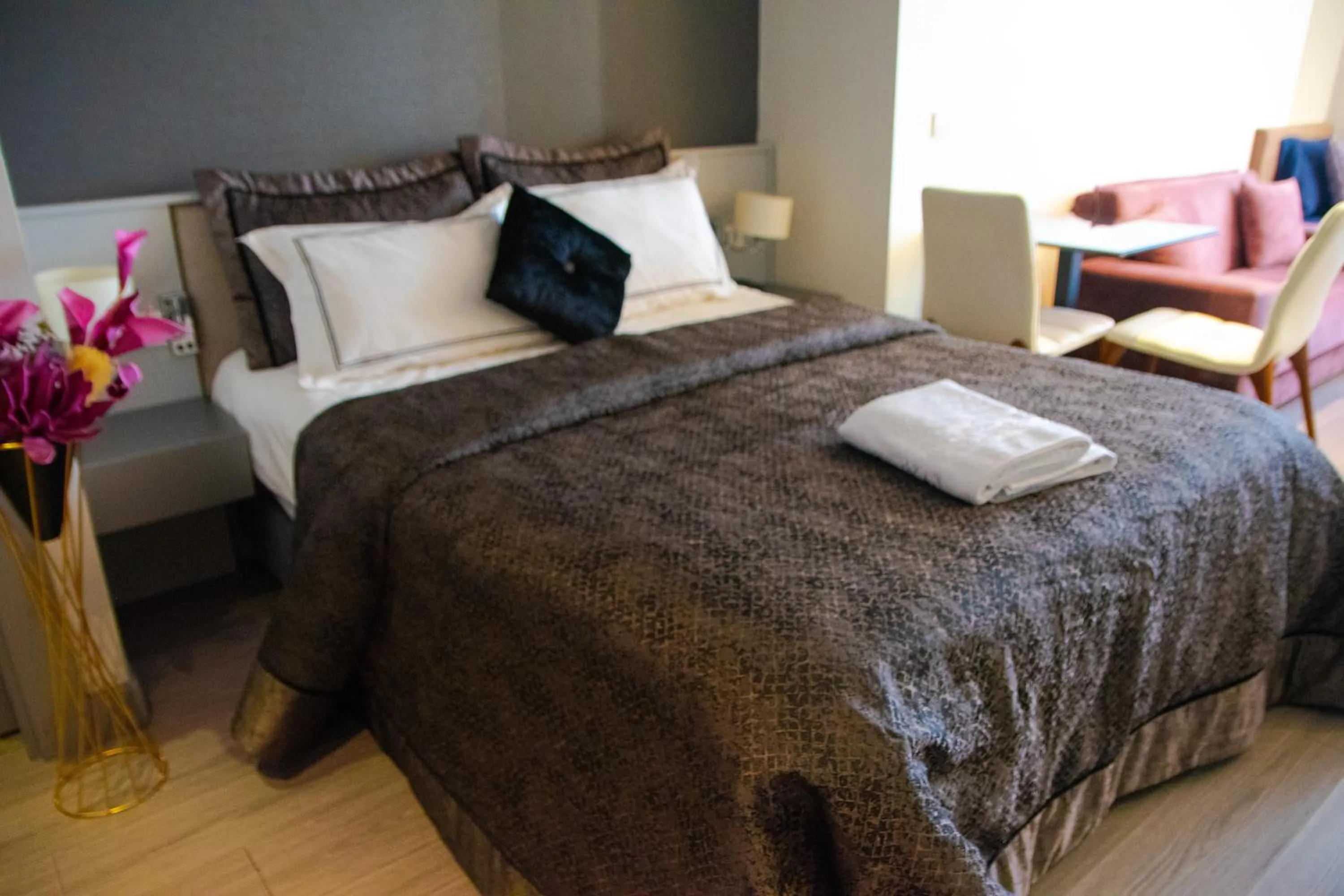 Bed in Star of İstanbul Residence