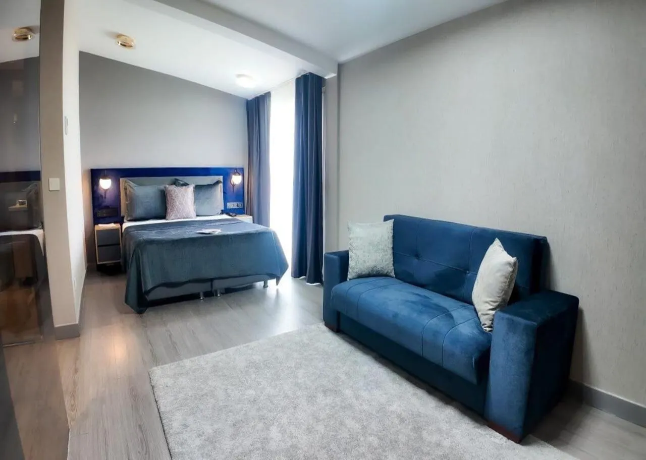 Bed in Star of İstanbul Residence