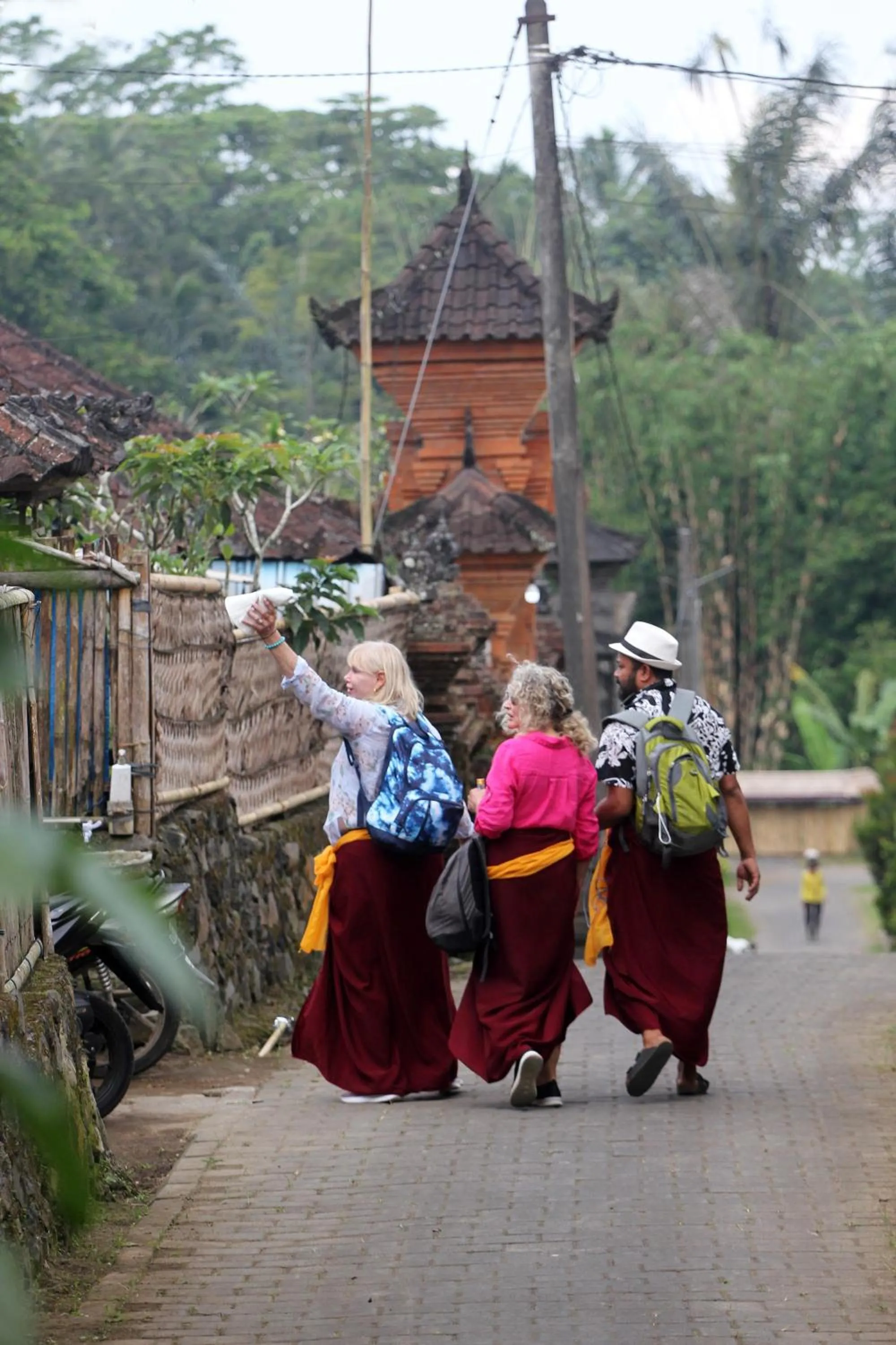 group of guests in Swaha Retreat & Eco Park Ubud