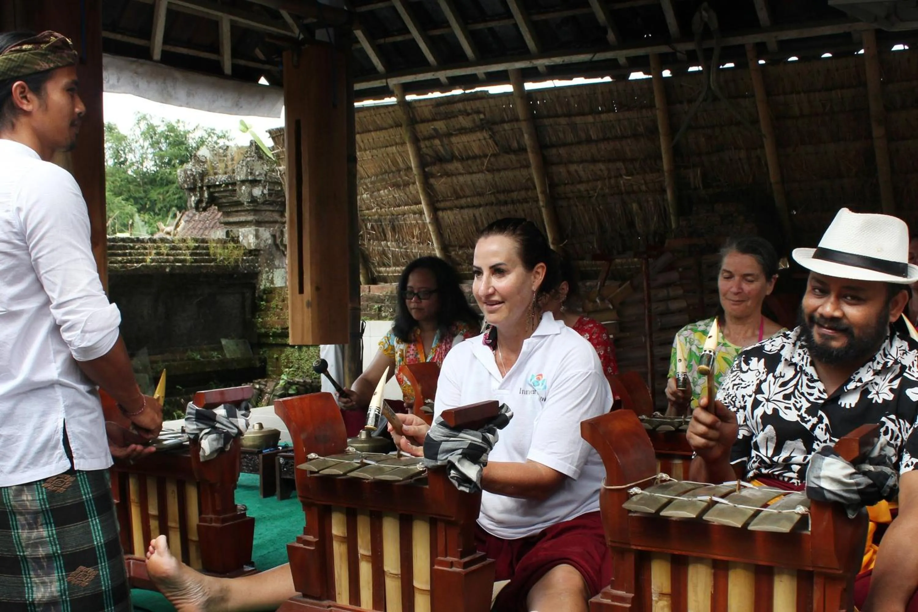 group of guests in Swaha Retreat & Eco Park Ubud