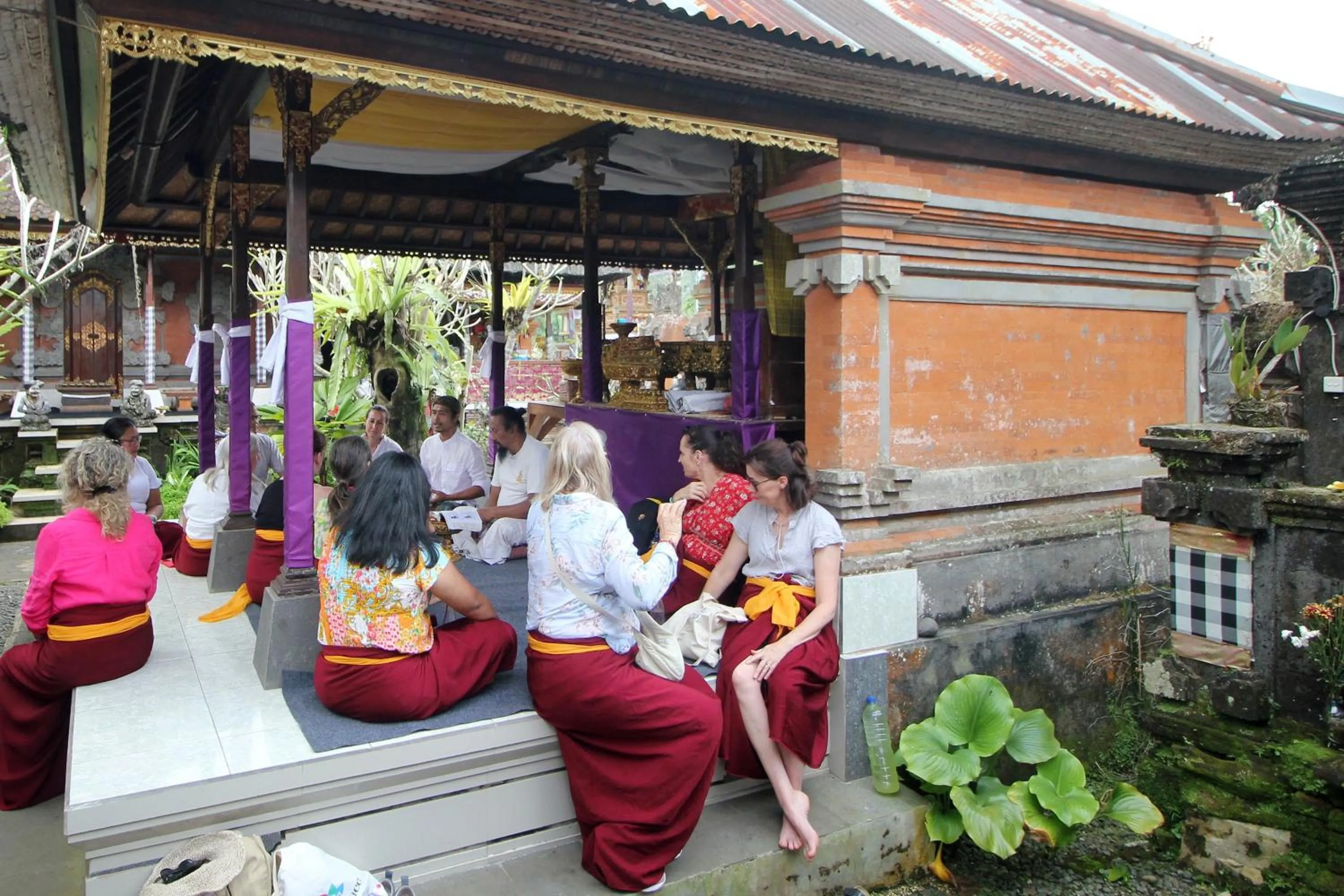 group of guests in Swaha Retreat & Eco Park Ubud